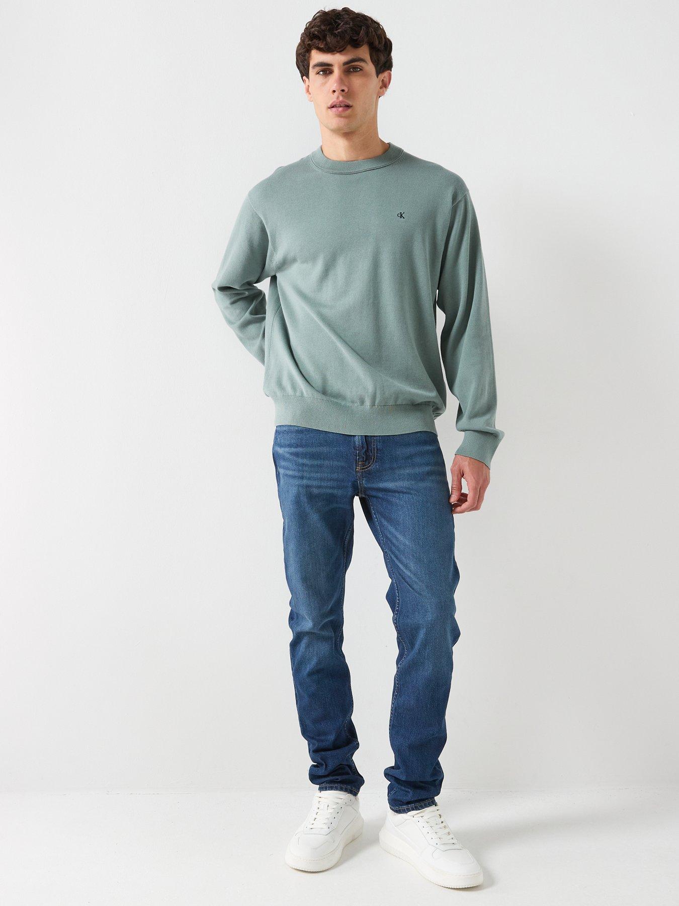 calvin-klein-jeans-crew-neck-sweatshirt-greenback