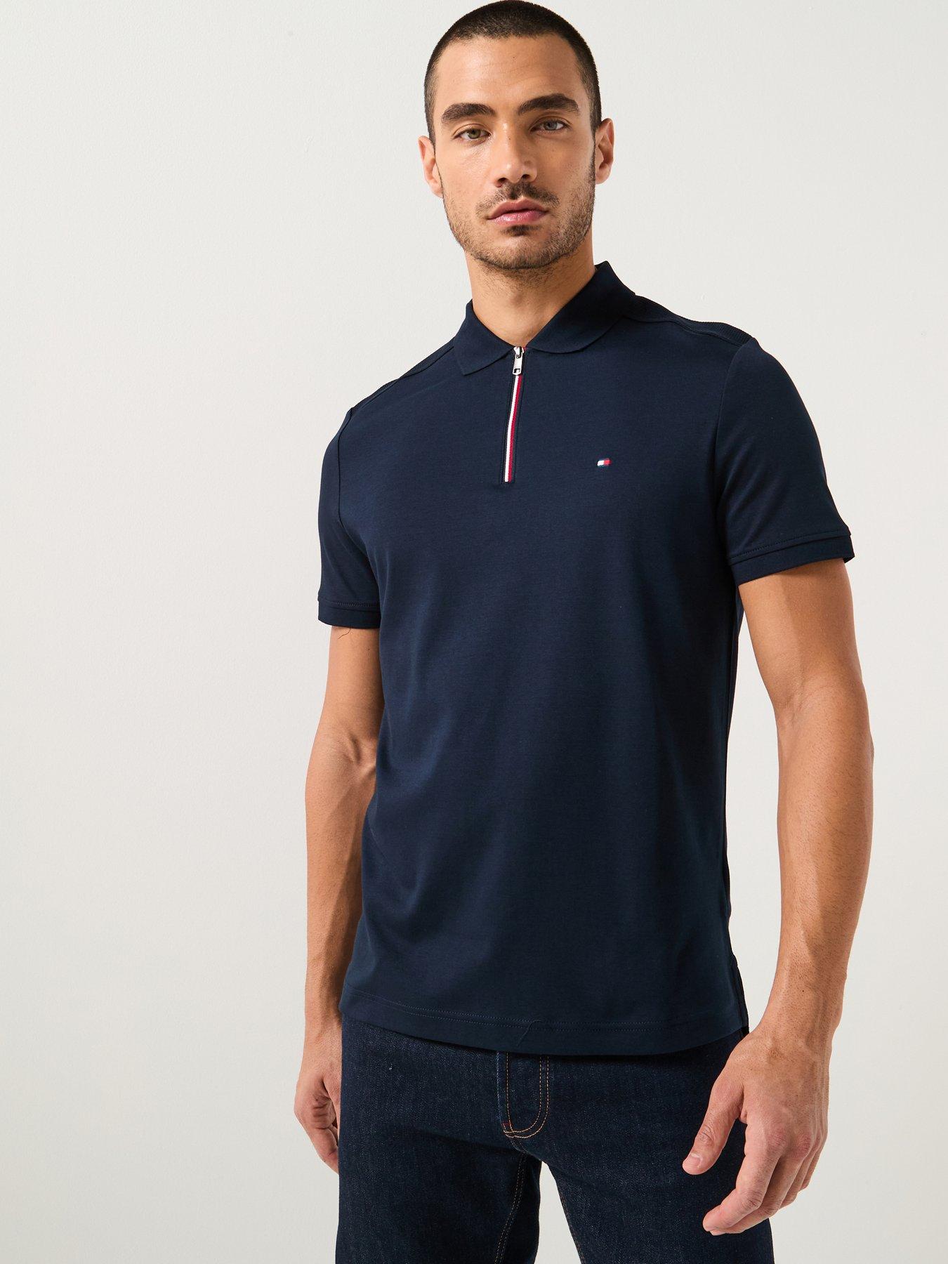 tommy-hilfiger-liquid-cotton-stripe-zip-regular-fit-polo-shirt-navy