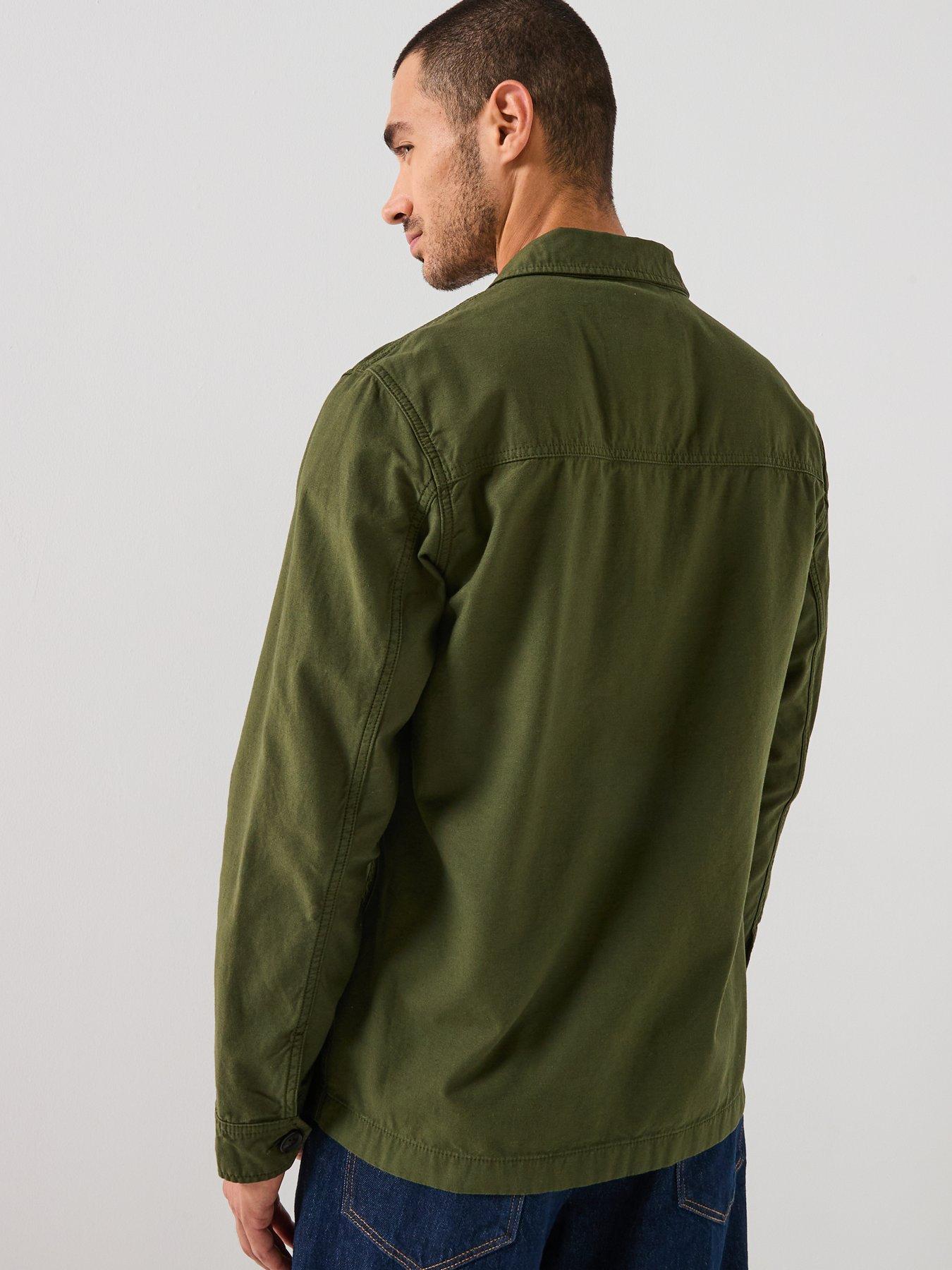 tommy-hilfiger-garment-dyed-utility-overshirt-greenstillFront