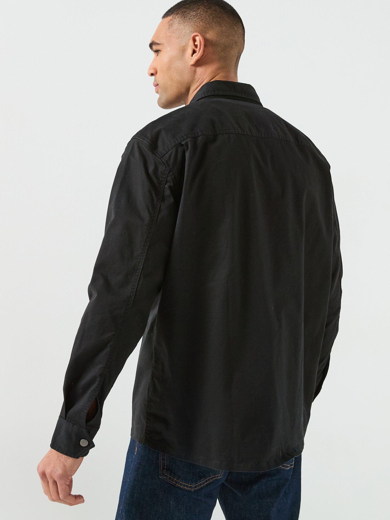 Image 2 of 6 of Calvin Klein Jeans Utility Relaxed Overshirt - Black