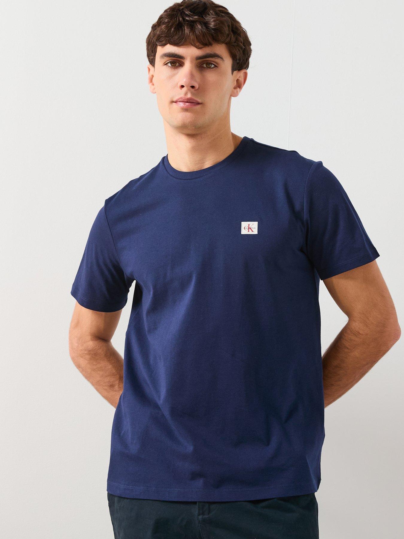 calvin-klein-jeans-classic-left-chest-badge-t-shirt-navyfront