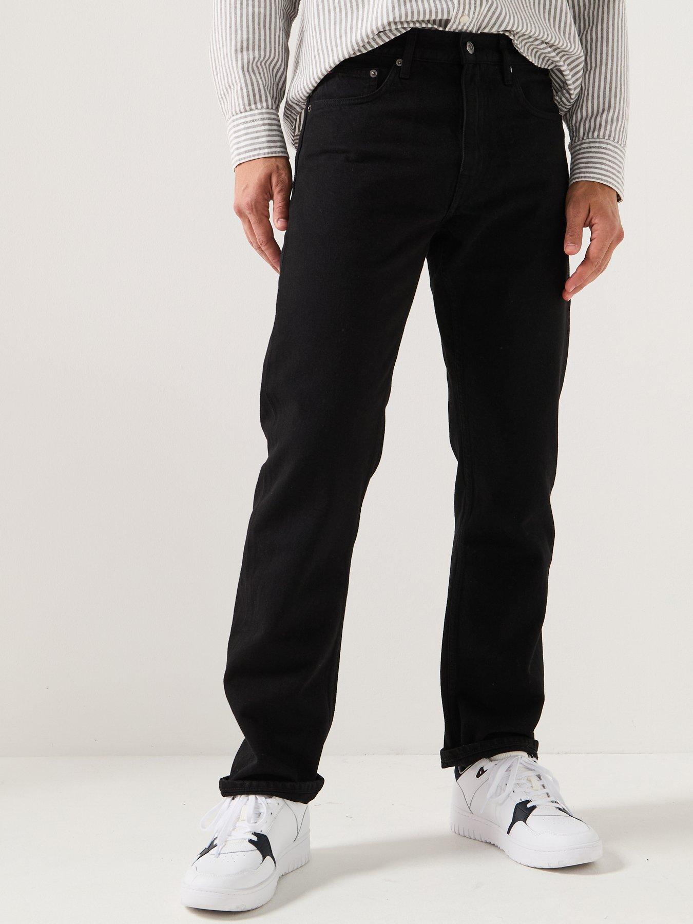 Tommy Hilfiger Dover Regular Straight Fit Jeans - Black