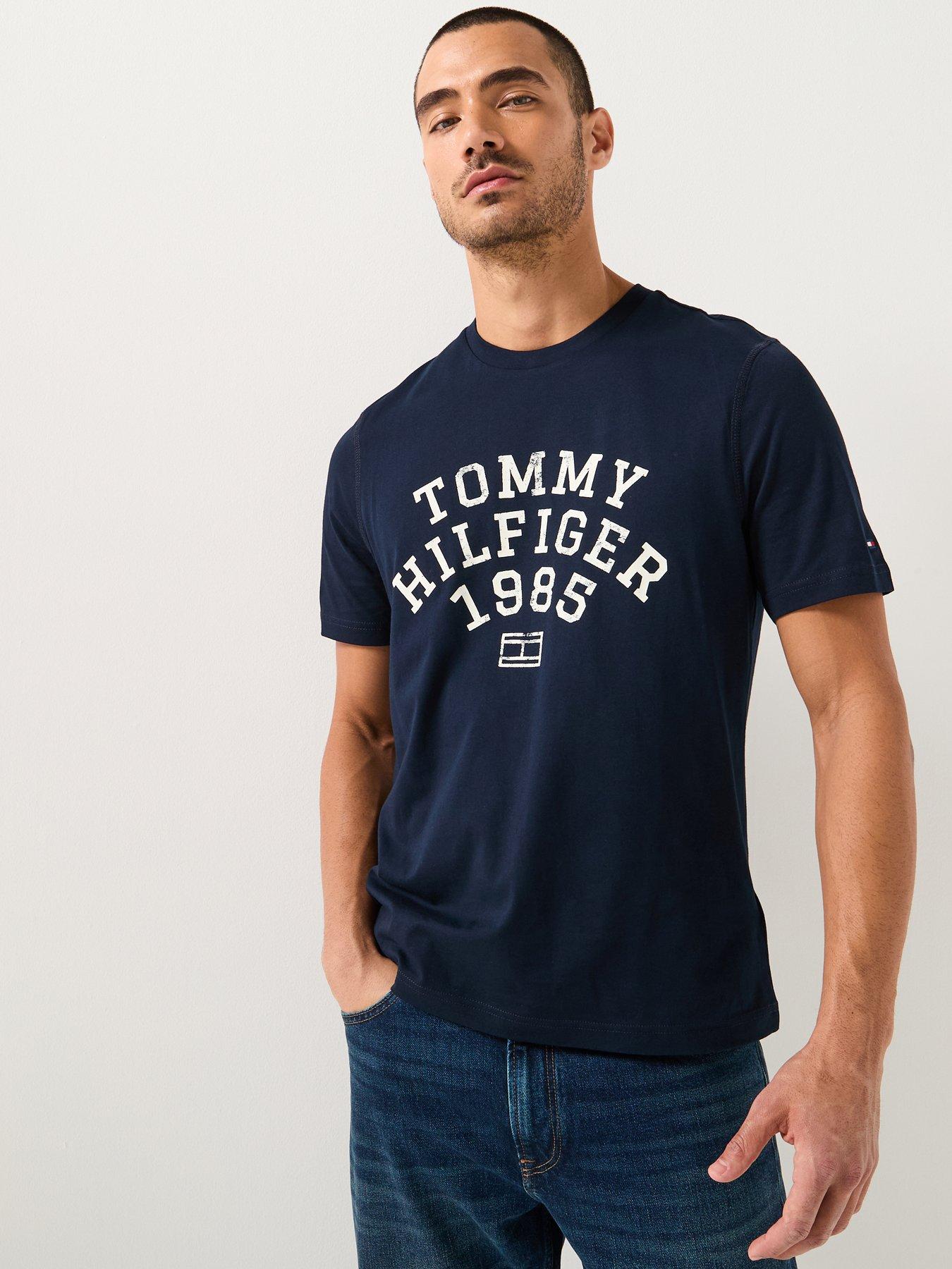 Tommy Hilfiger Arch Logo T-Shirt - Navy