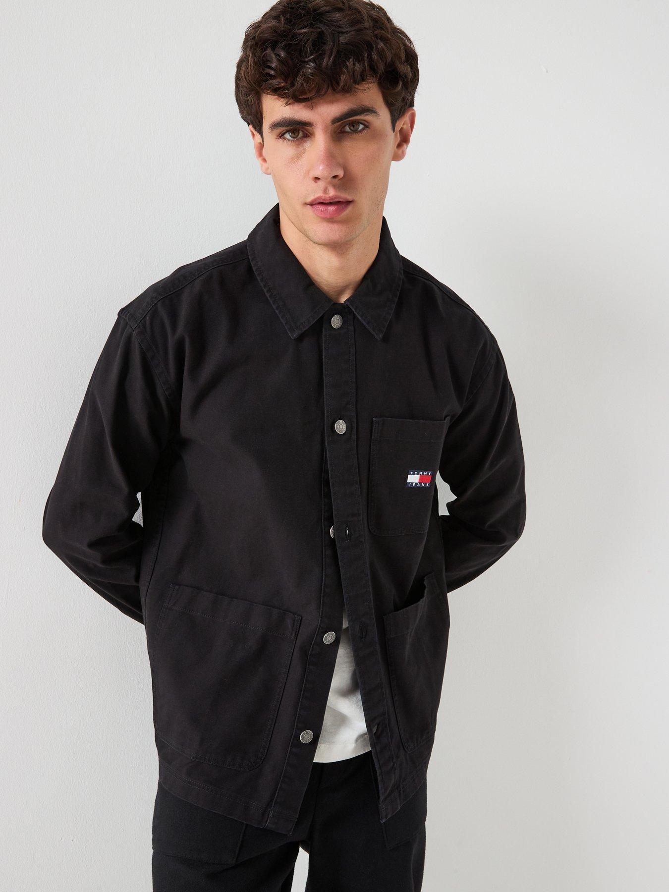 tommy-jeans-essential-overshirt-blackfront