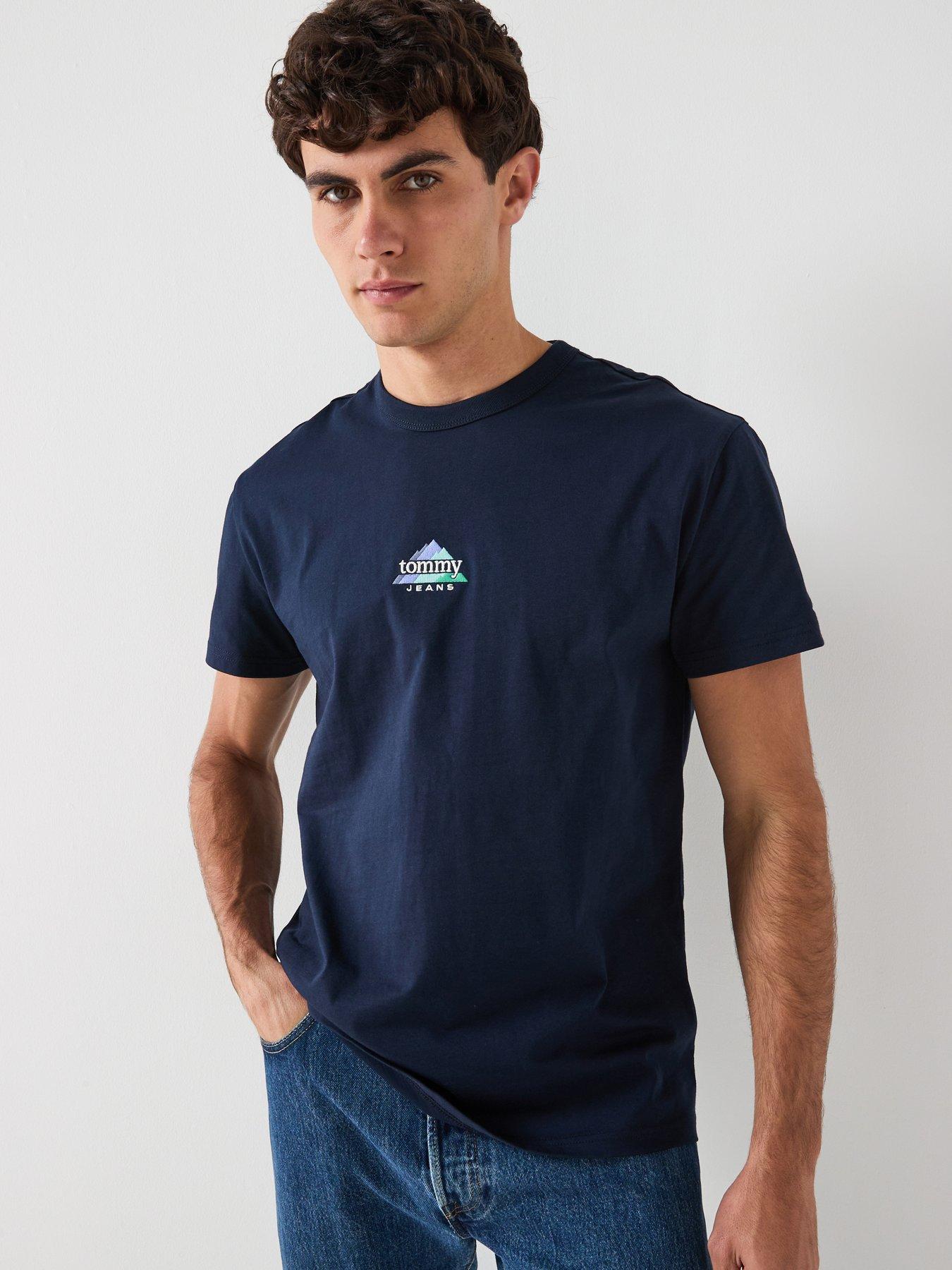 Tommy Jeans Regular Fit Peaks T-Shirt - Navy