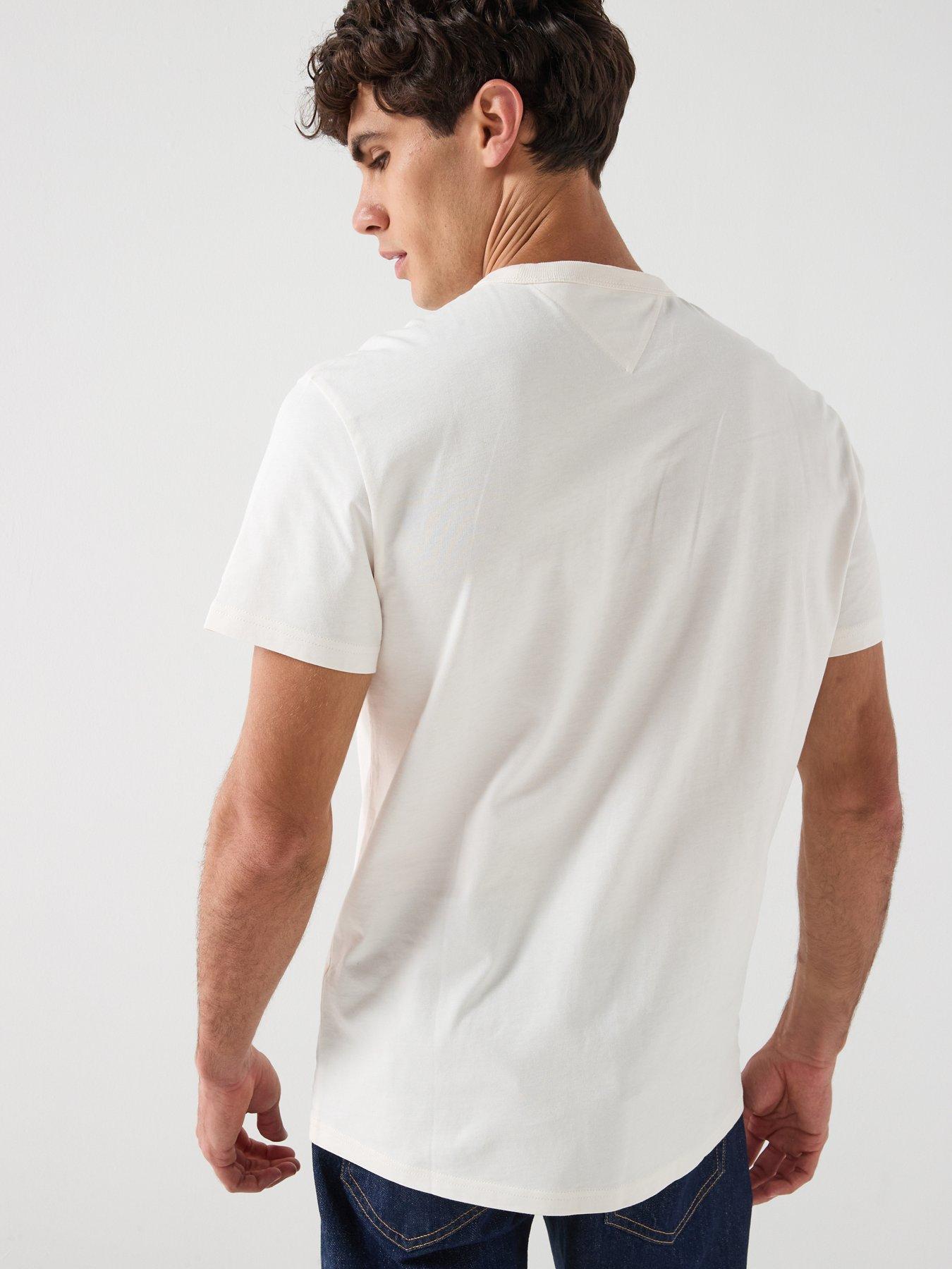Image 2 of 5 of Tommy Jeans Regular Fit Peaks T-Shirt - White