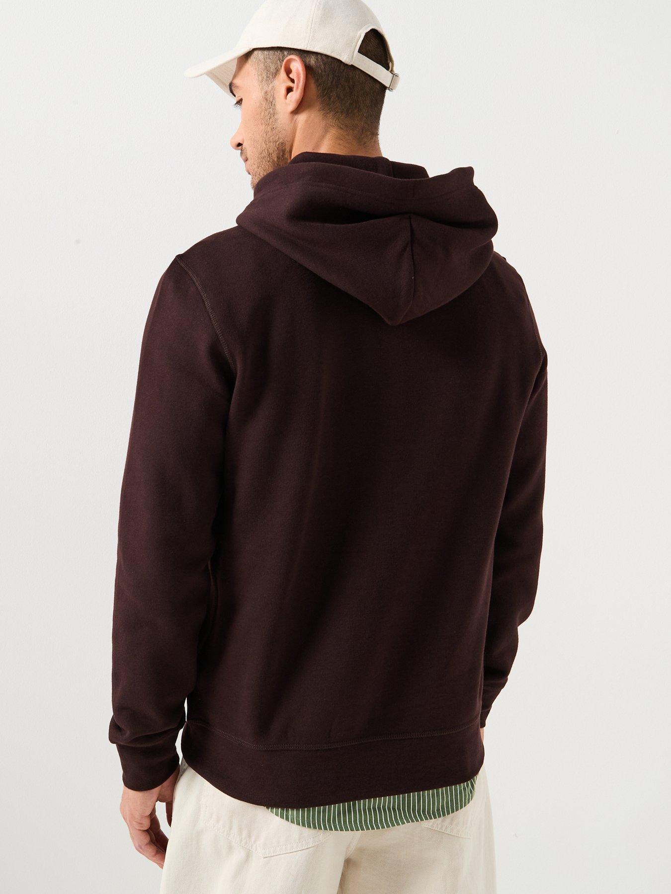 tommy-hilfiger-regular-fit-essential-fleece-overhead-hoodie-dark-brownstillFront