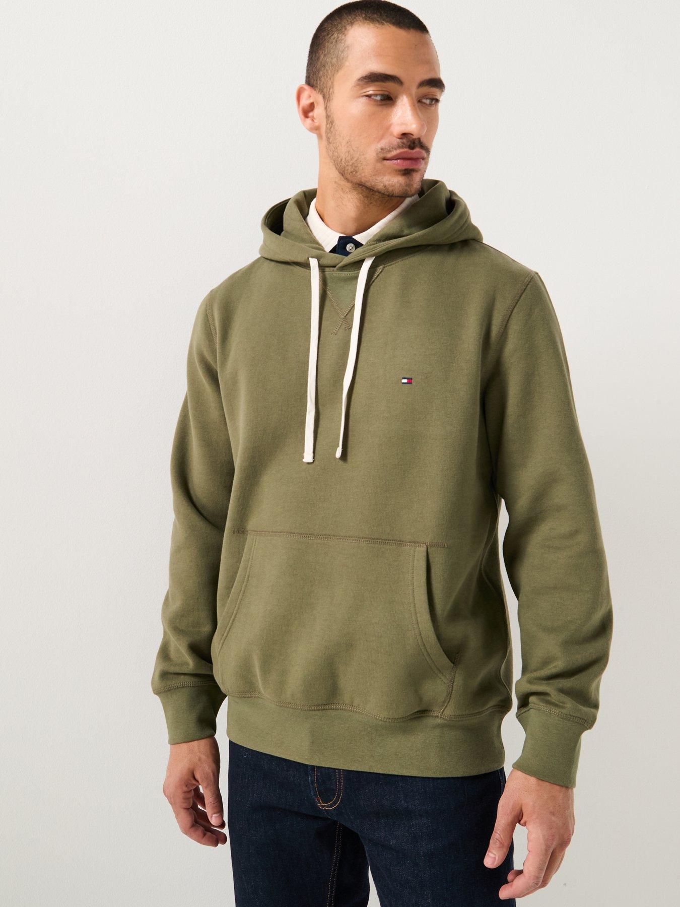 tommy-hilfiger-regular-fit-essential-fleece-overhead-hoodie-khakidetail