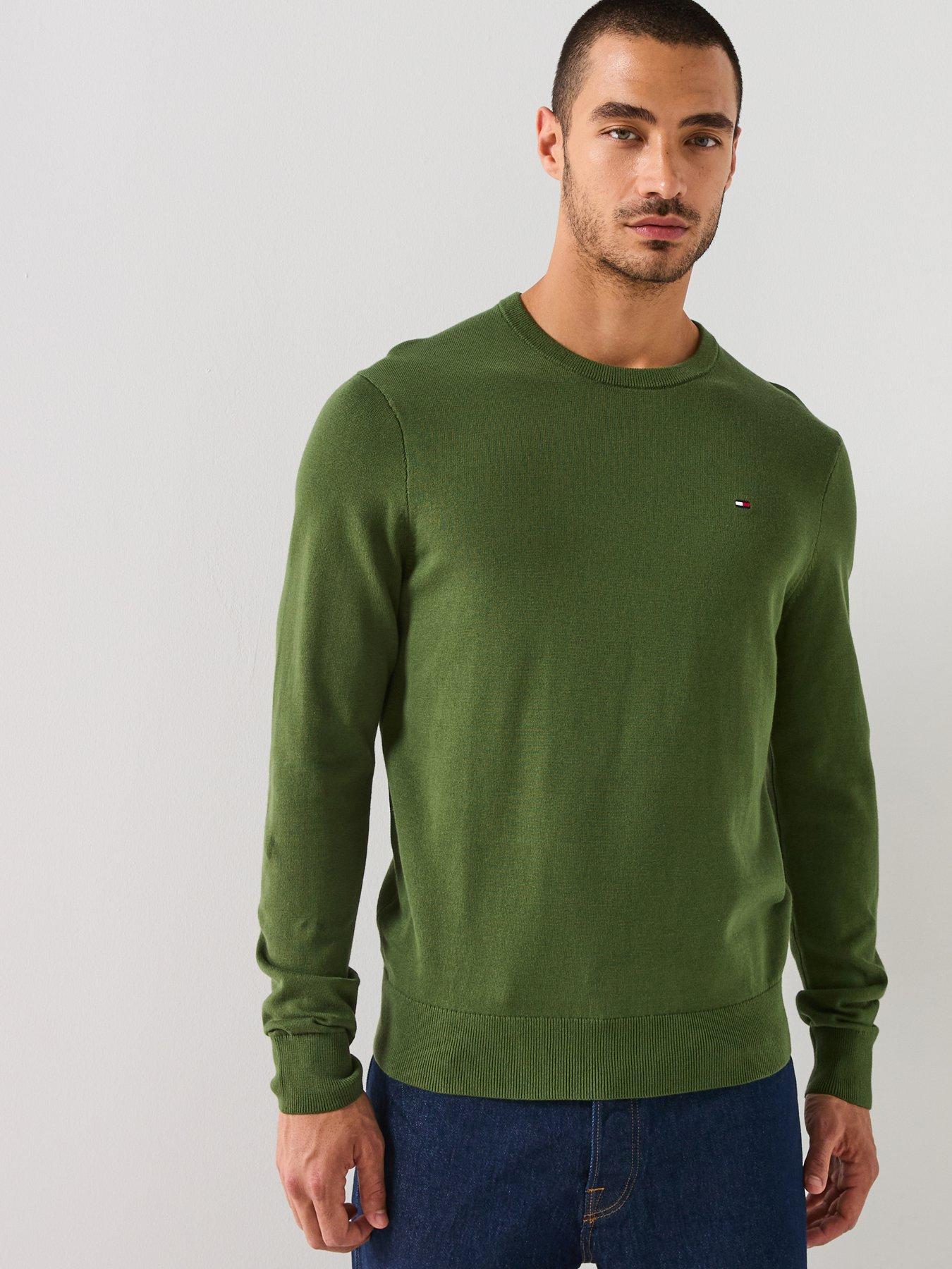 tommy-hilfiger-essential-cotton-knitted-jumper-green