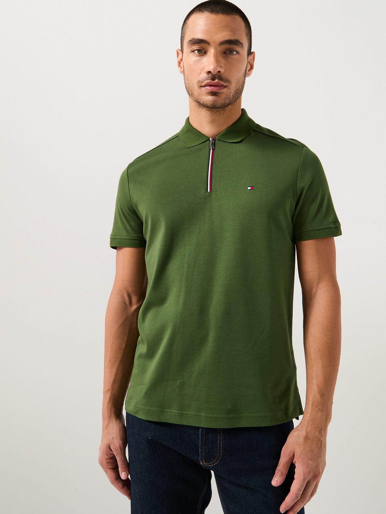 tommy-hilfiger-liquid-cotton-stripe-zip-regular-fit-polo-shirt-green