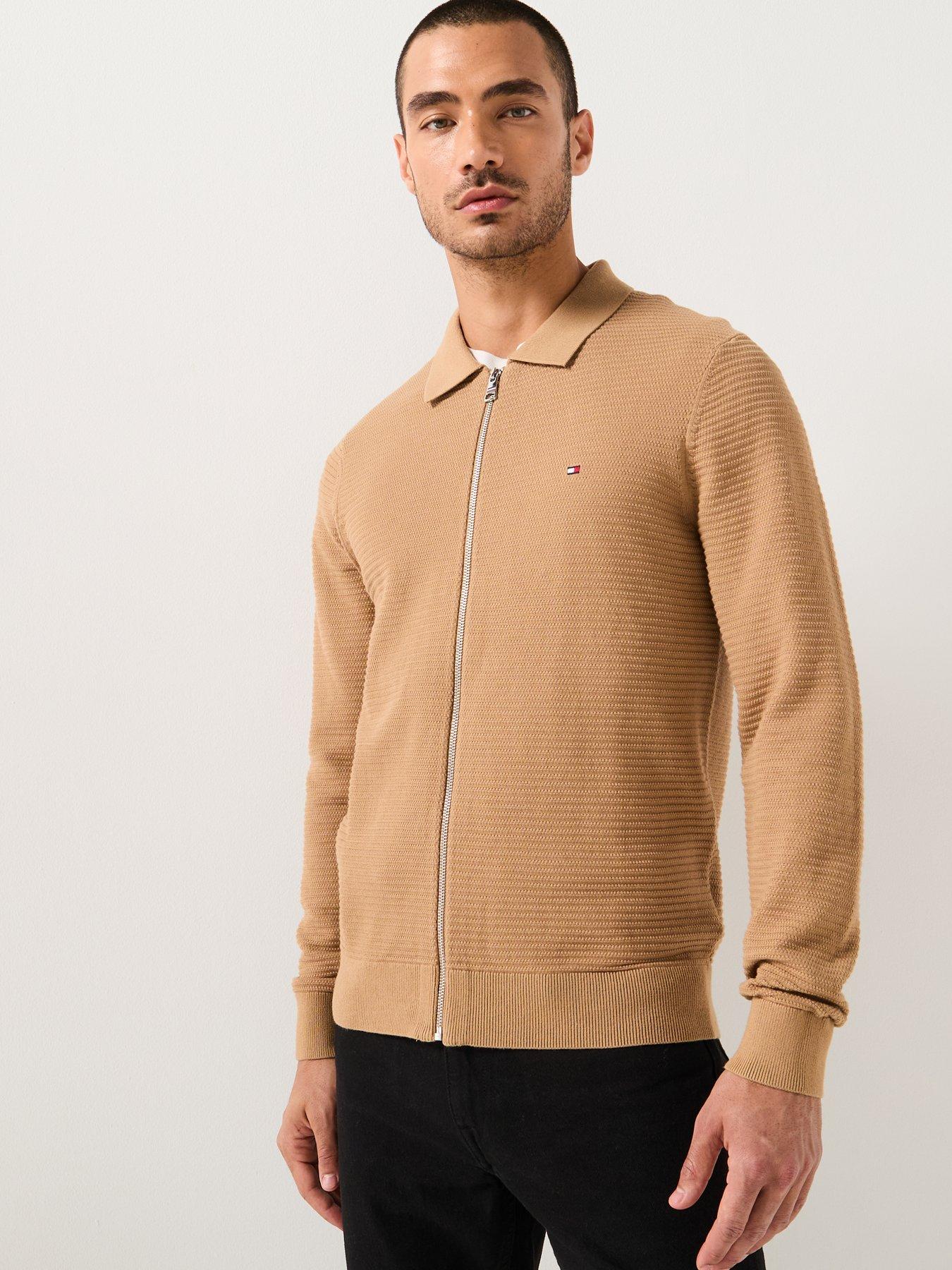 tommy-hilfiger-structure-zip-thru-knitted-jumper-beigedetail