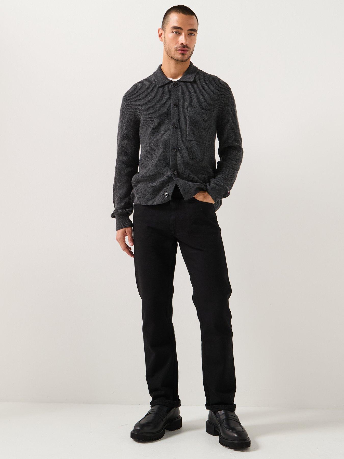 tommy-hilfiger-fisherman-rib-knitted-cardigan-dark-greyback