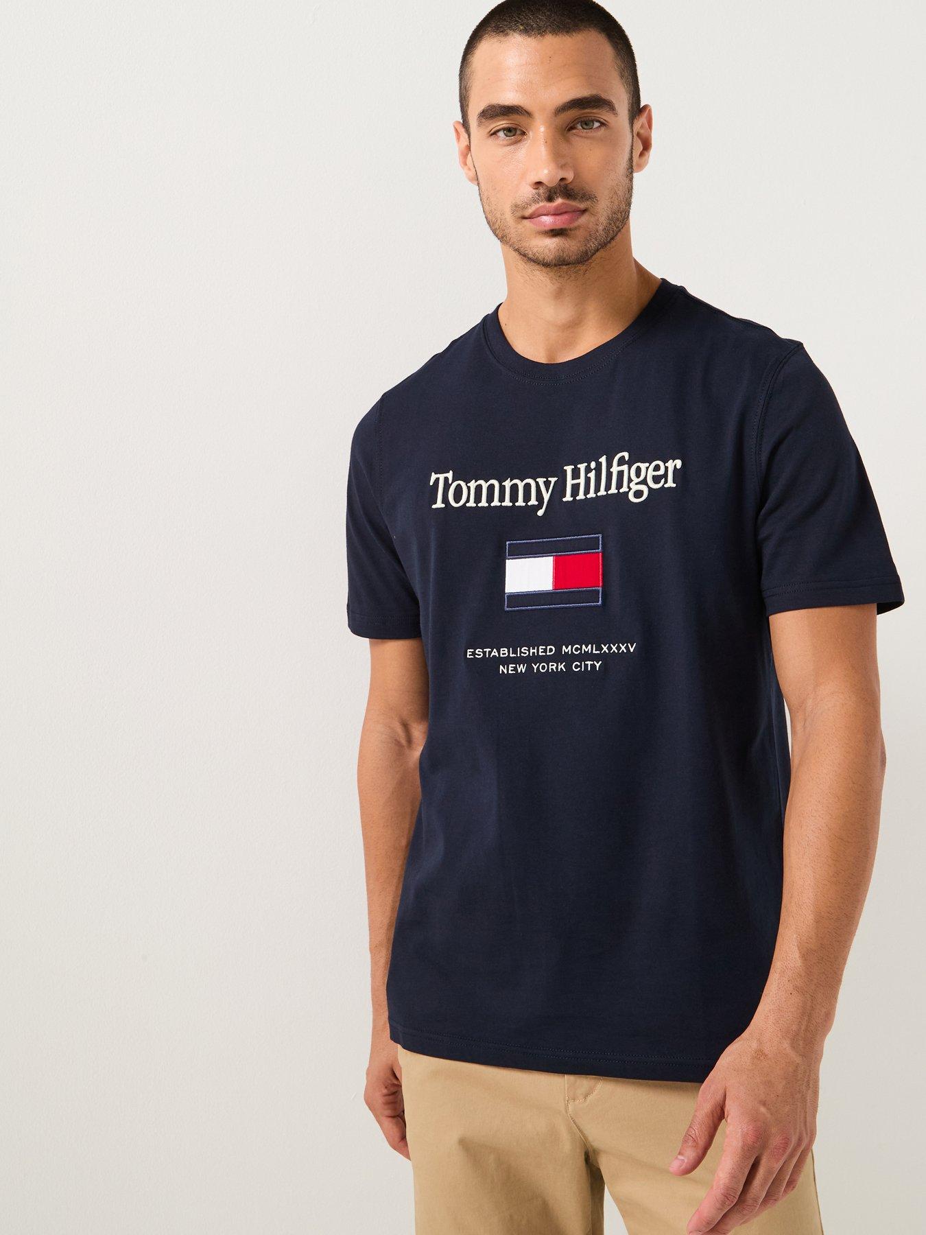 tommy-hilfiger-embroidered-large-logo-print-flag-t-shirt-navy