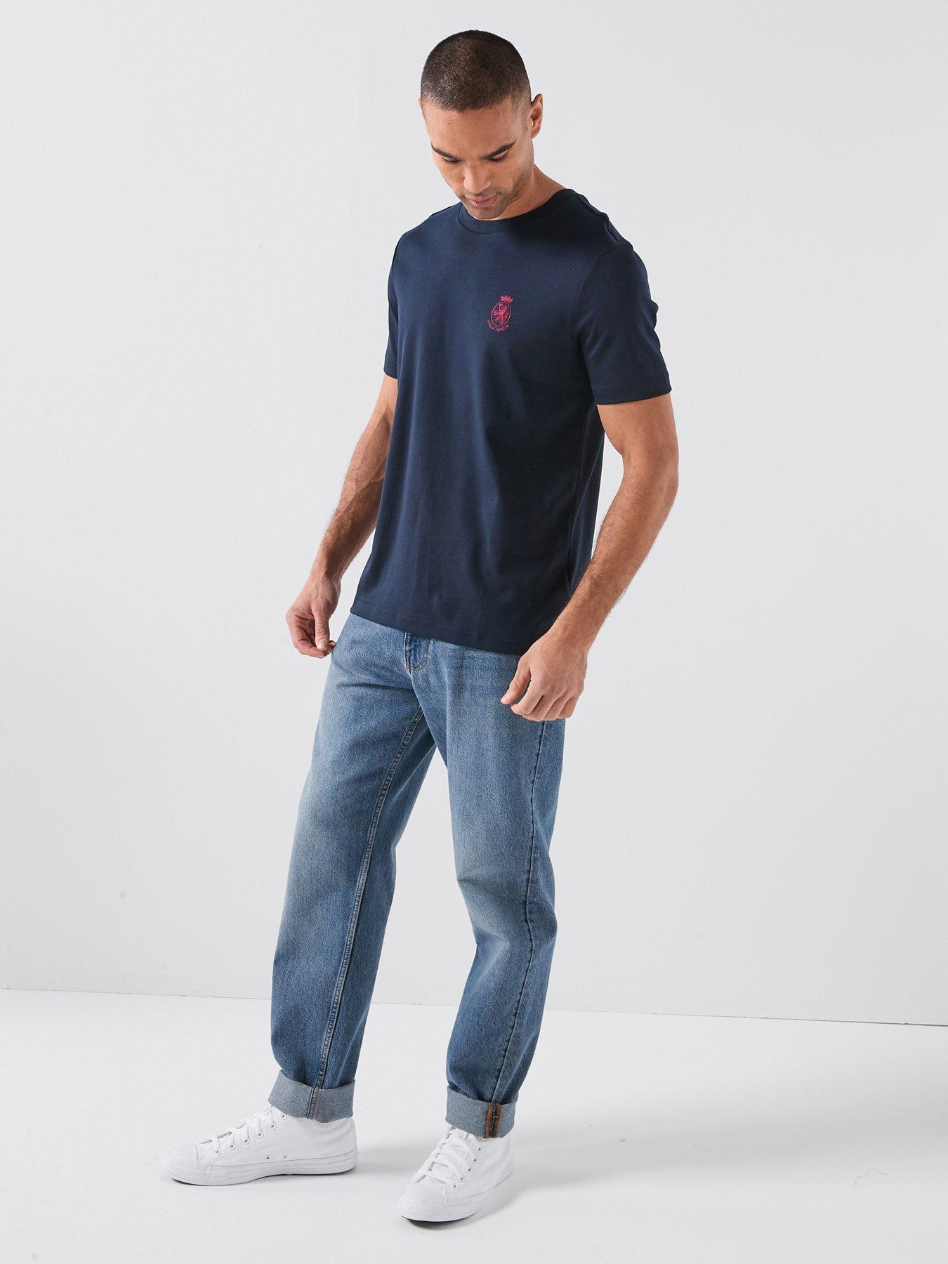 tommy-hilfiger-crest-logo-interlock-t-shirt-navyback