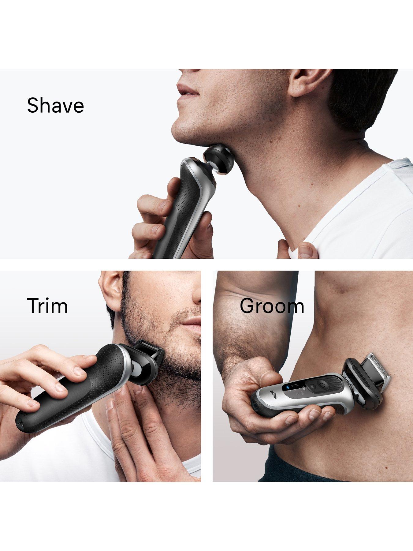 Image 7 of 8 of Braun Series 6 Electric Shaver, SmartCare Center, +2 Attachments, 62-S7650CC - Silver