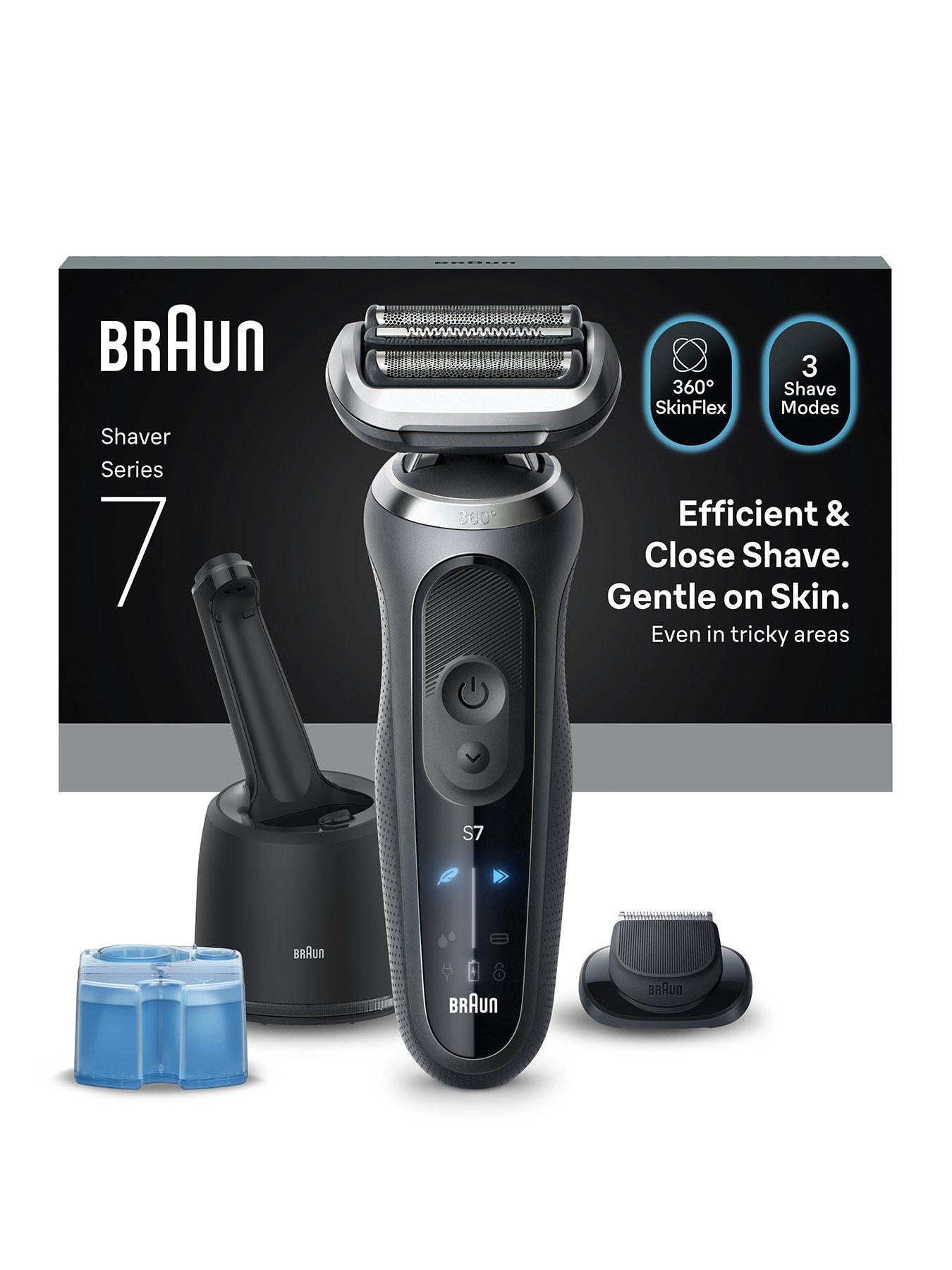 Braun Series 7 Electric Shaver, SmartCare Center, +1 Attachment, 72-G7200CC - Grey