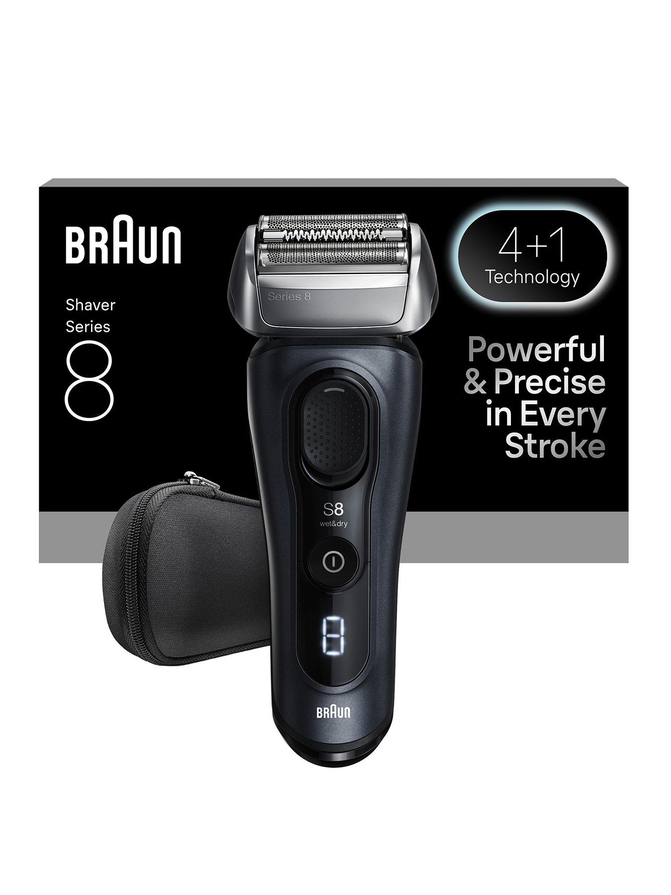Braun Series 8 Electric Shaver, SensoAdapt, 60 min, 8603S - Grey