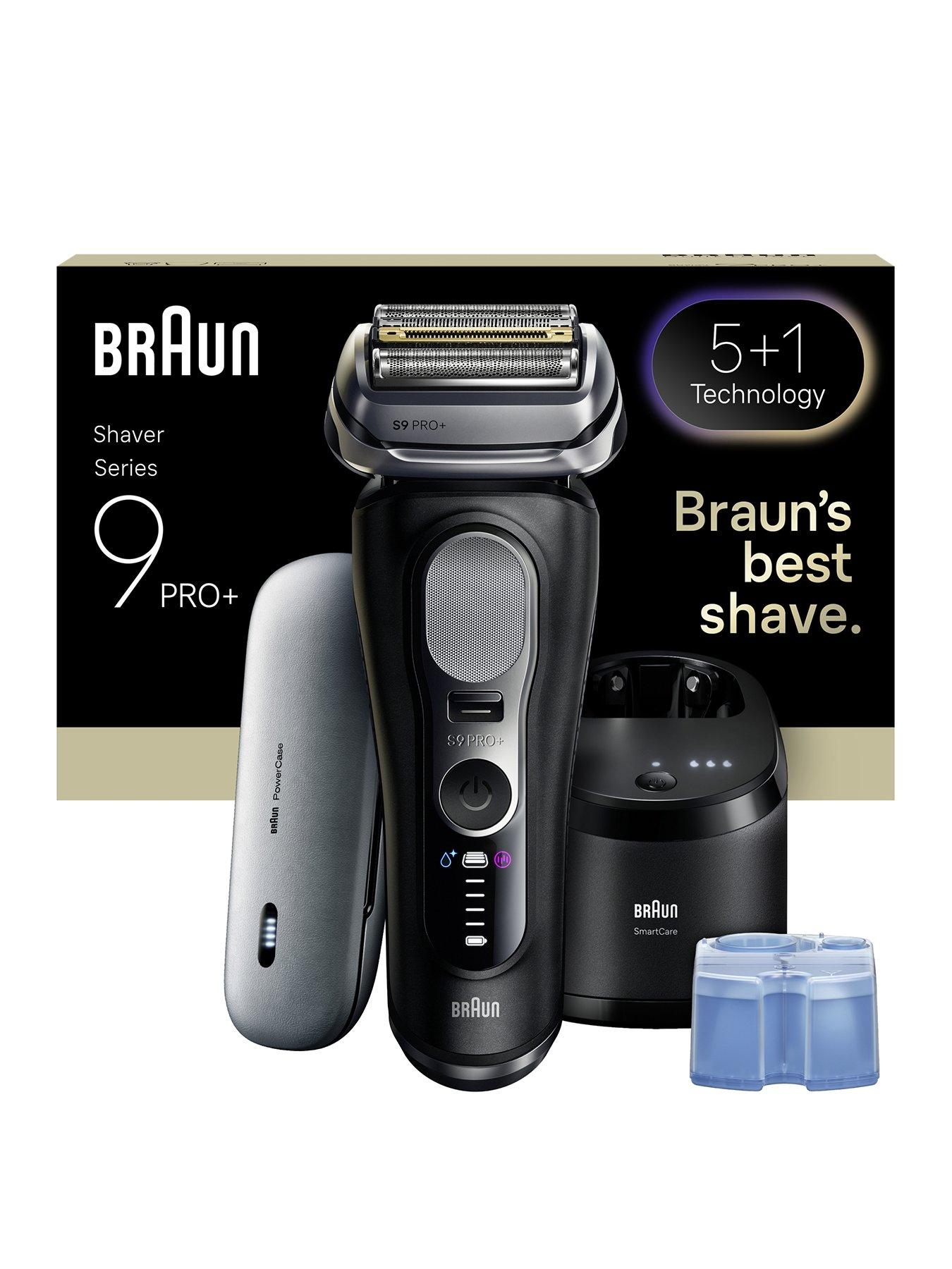 Braun Series 9 PRO+ Electric Shaver, Pro SensoAdapt, SmartCare Center, 9670CC - Black