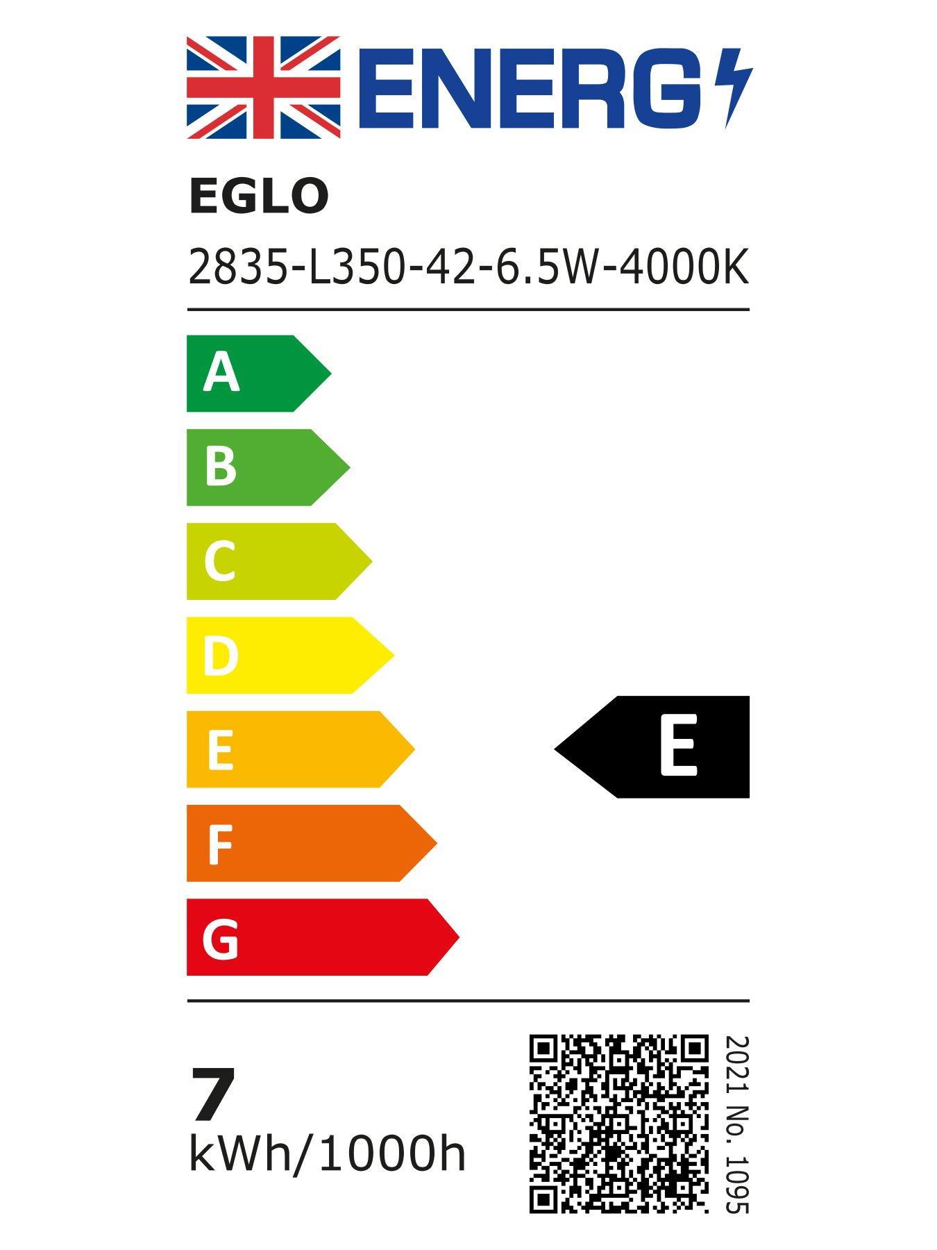 Image 6 of 6 of Eglo Lungolago Black Steel Minimalist Led Ceiling Light