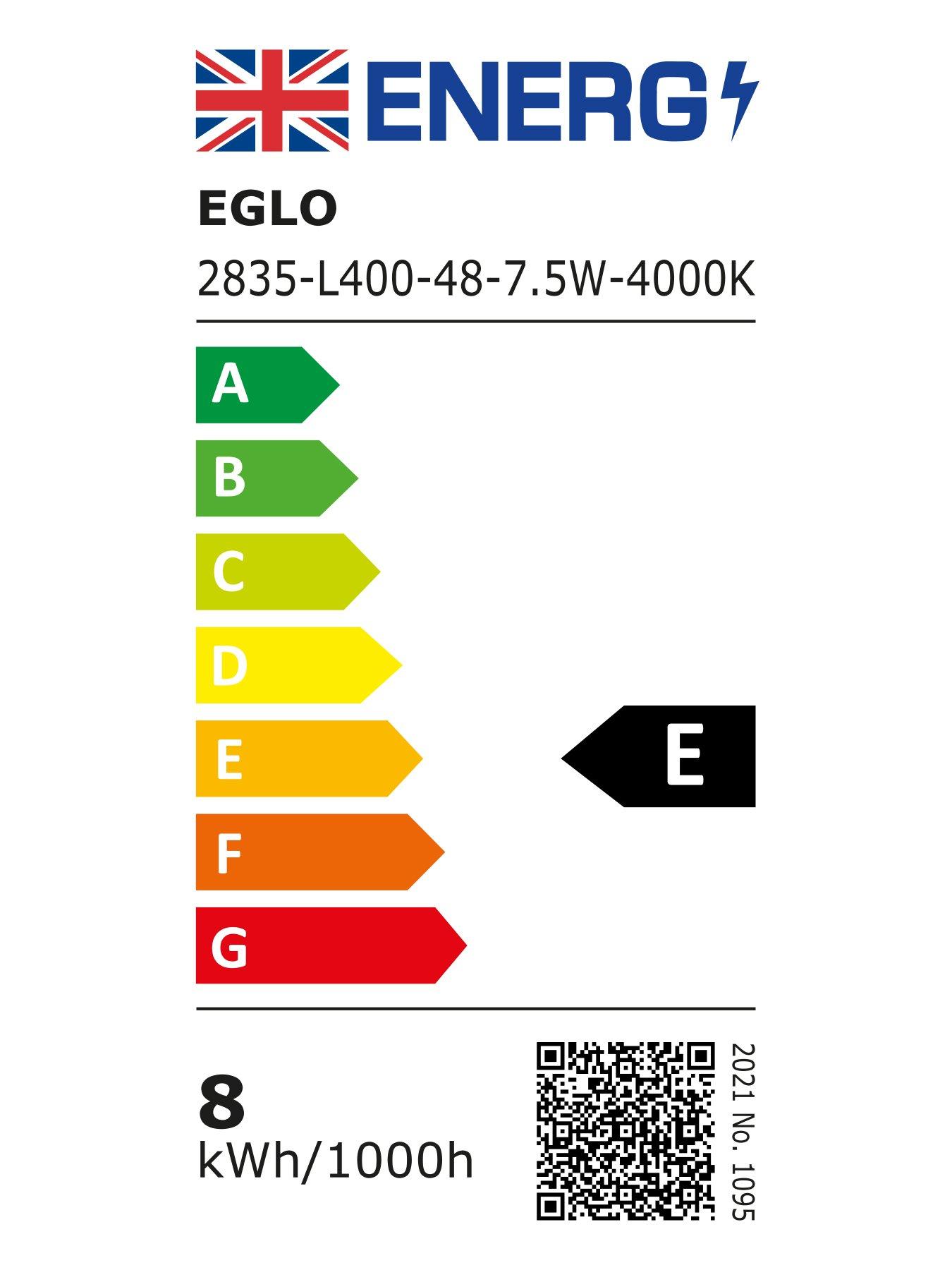 Image 6 of 6 of Eglo Lungolago Black Steel Minimalist Led Ceiling Light - Black