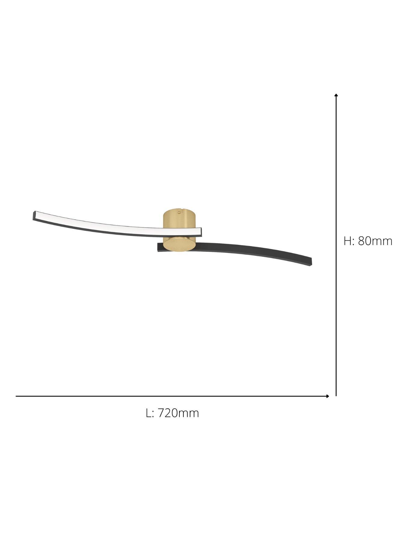 eglo-aieta-black-minimalist-led-ceiling-lightdetail