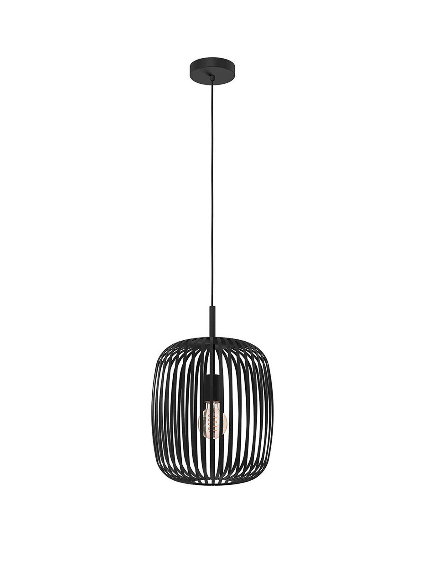 eglo-romazzina-black-caged-single-pendant-lightnbsp--nbspblackstillFront