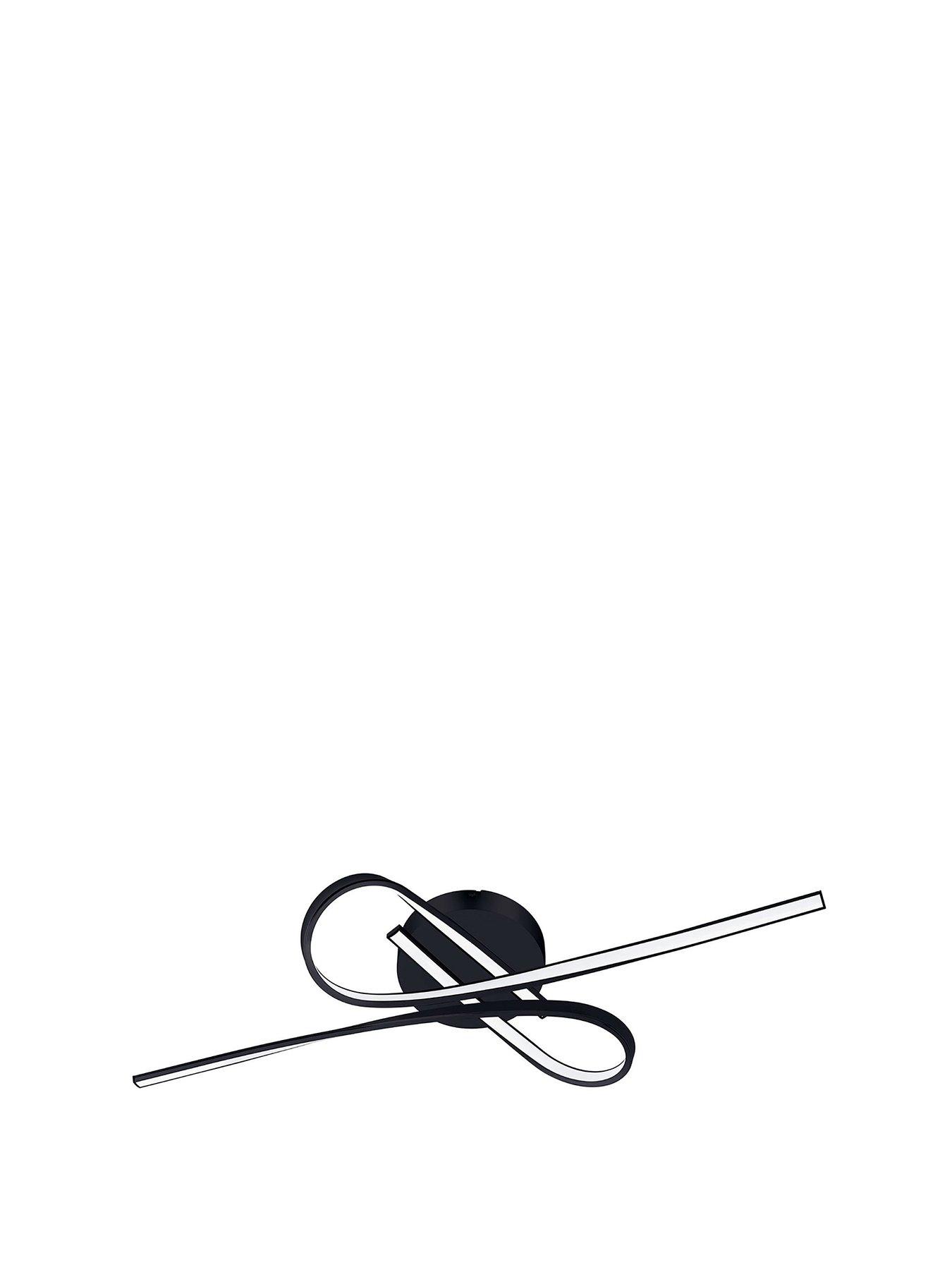 eglo-selvina-1-led-contemporary-flush-black-ceiling-lightstillFront