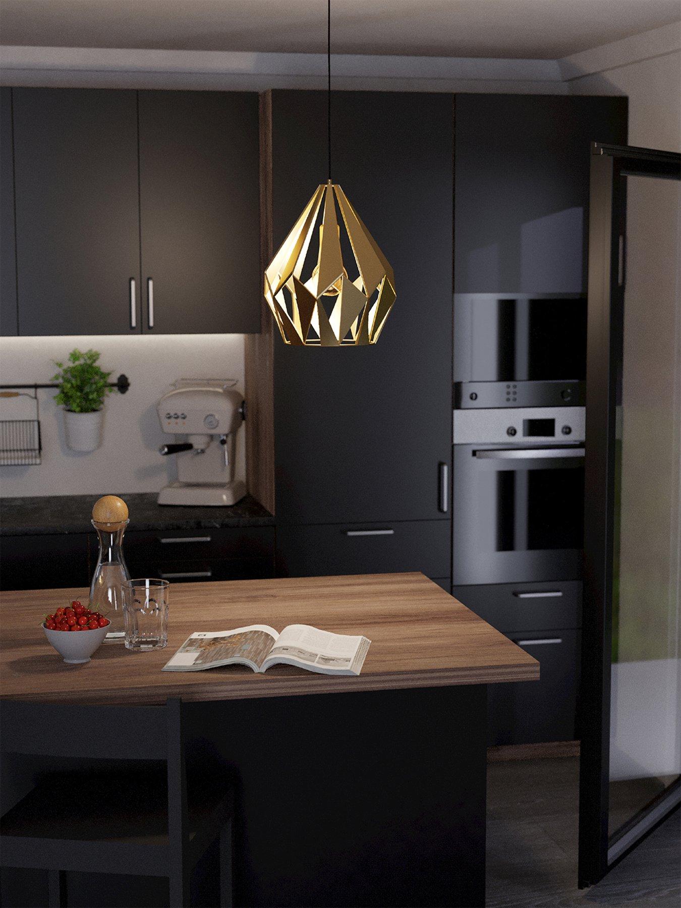 Eglo Carlton Single Pendant - Light Gold