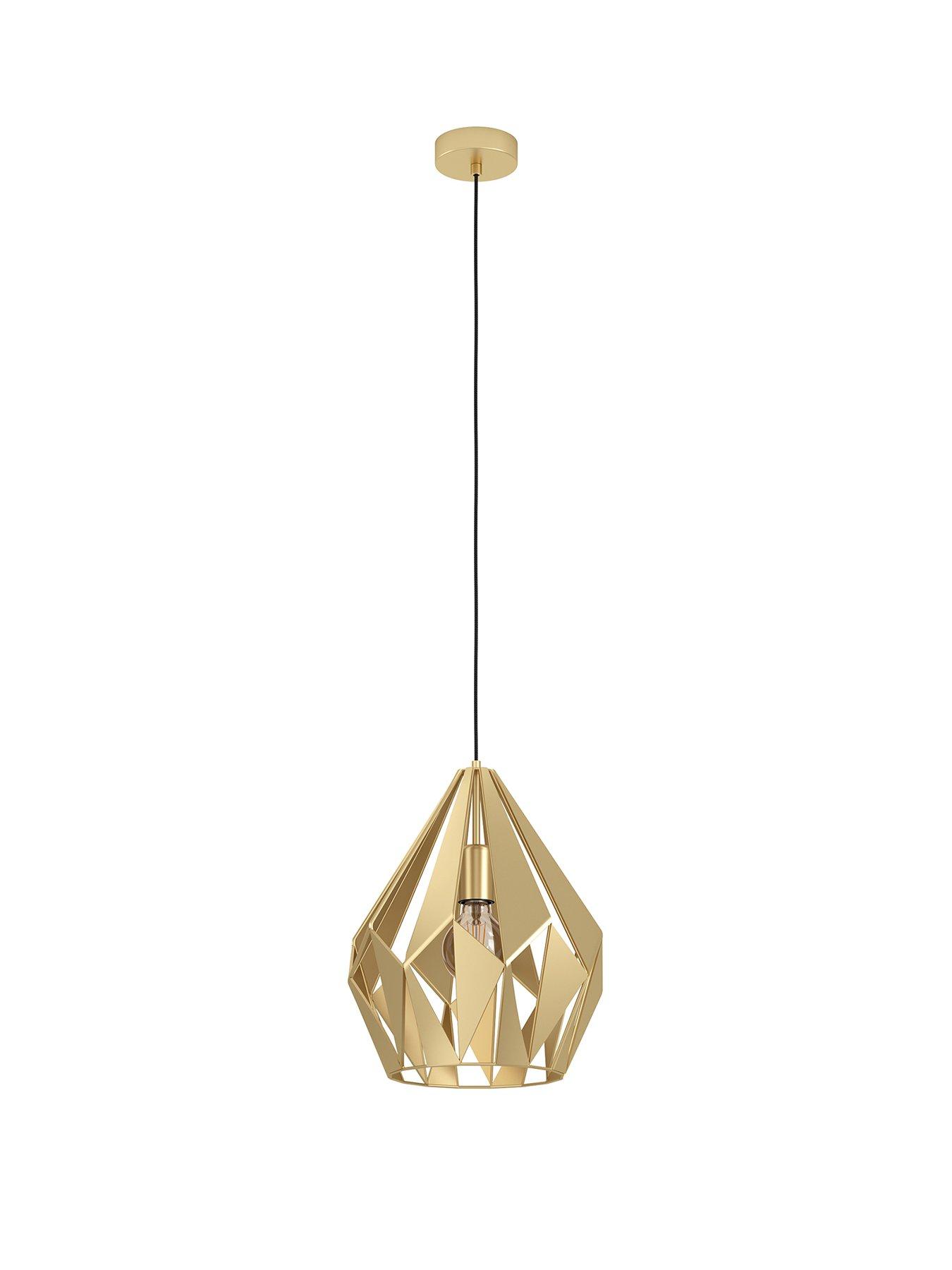 eglo-carlton-single-pendant-light-goldstillFront