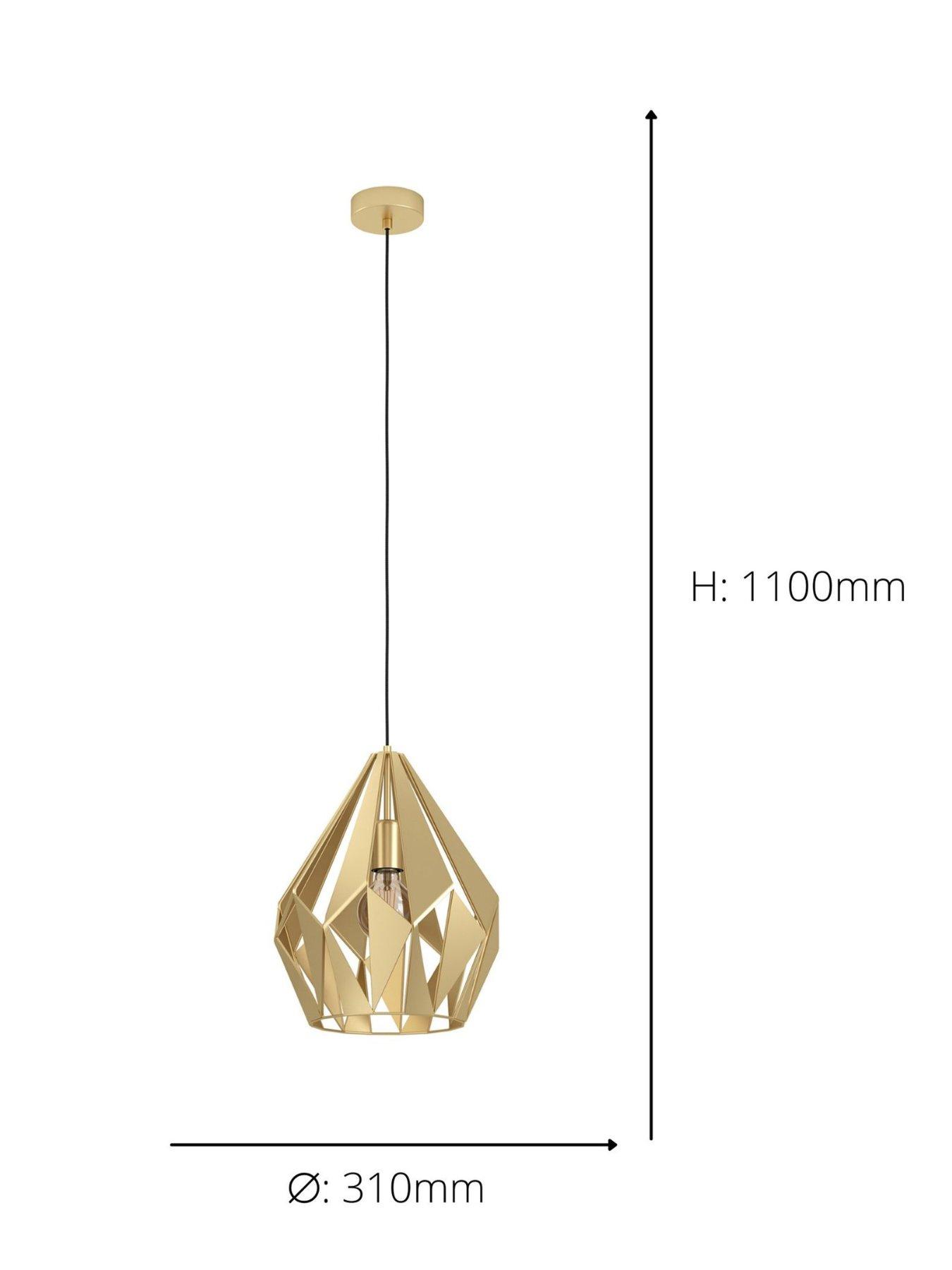 eglo-carlton-single-pendant-light-goldoutfit