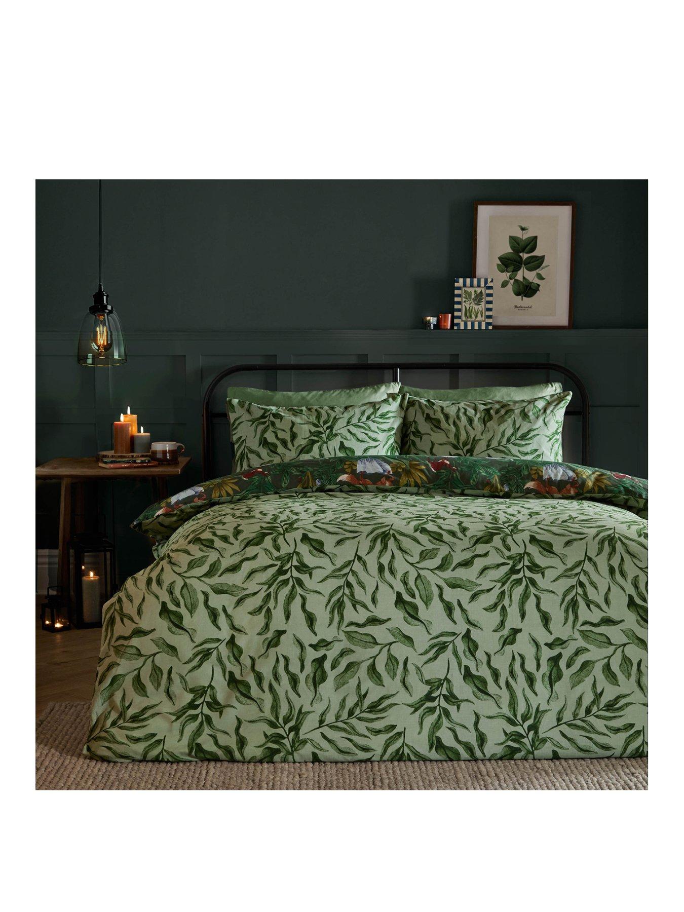 Image 2 of 4 of Furn Intothewoods Duvet Set Forest Green