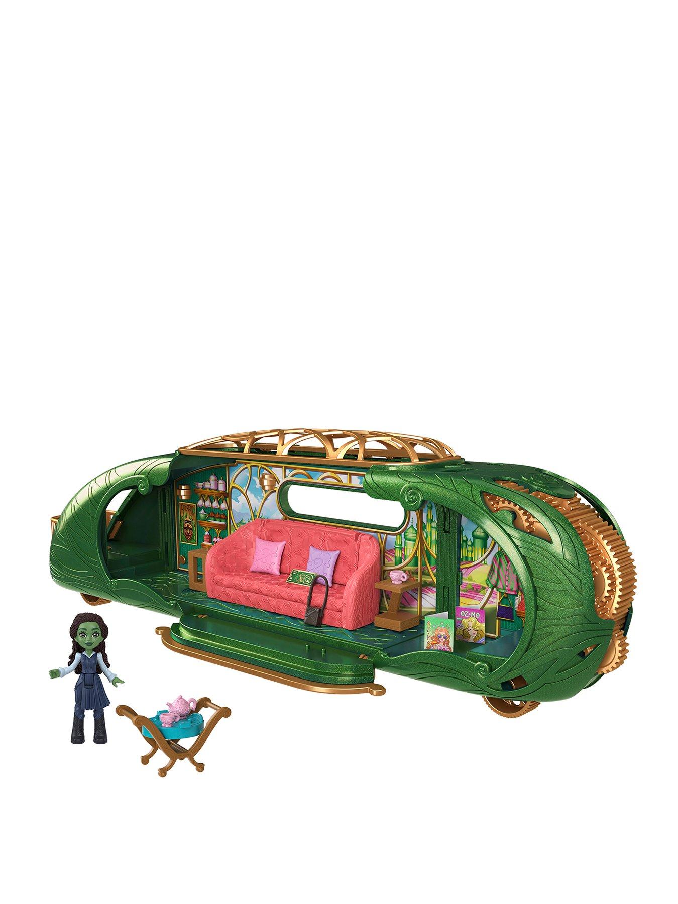 wicked-emerald-city-train-playset-and-elphaba-doll