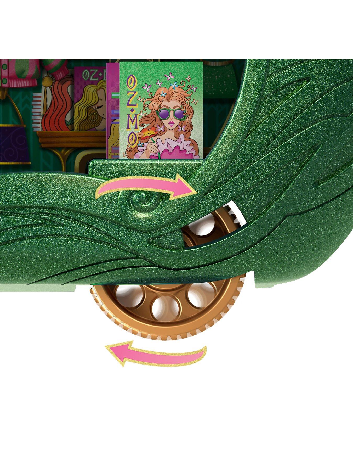 wicked-emerald-city-train-playset-and-elphaba-dolloutfit