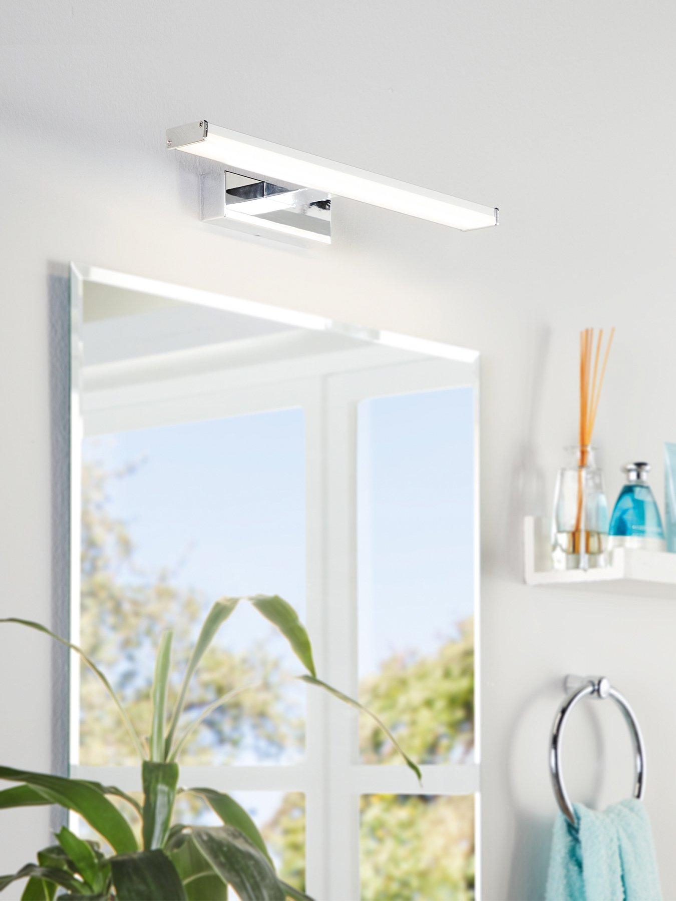 Eglo Pandella 1 Led Silver Bathroom Mirror Light - 400