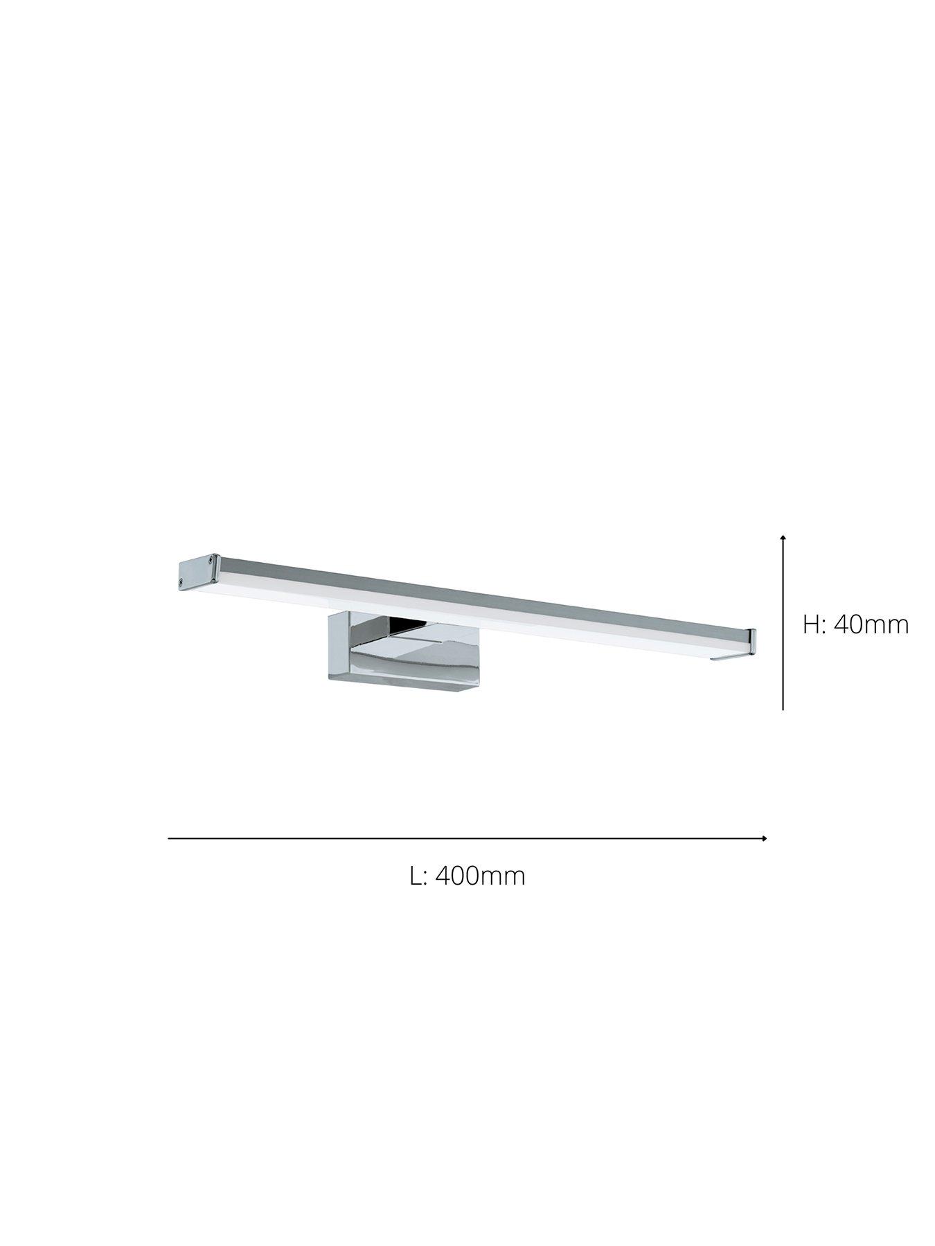 Image 3 of 4 of Eglo Pandella 1 Led Silver Bathroom Mirror Light - 400