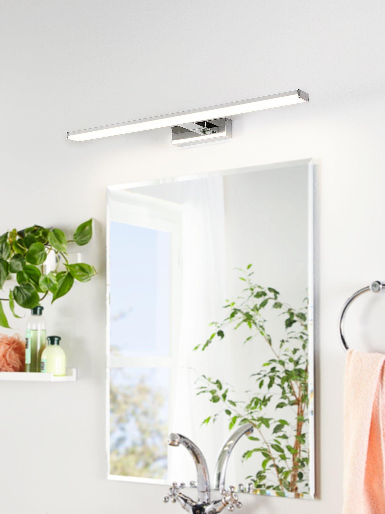 Eglo Pandella 1 Led Silver Bathroom Mirror Light - 600