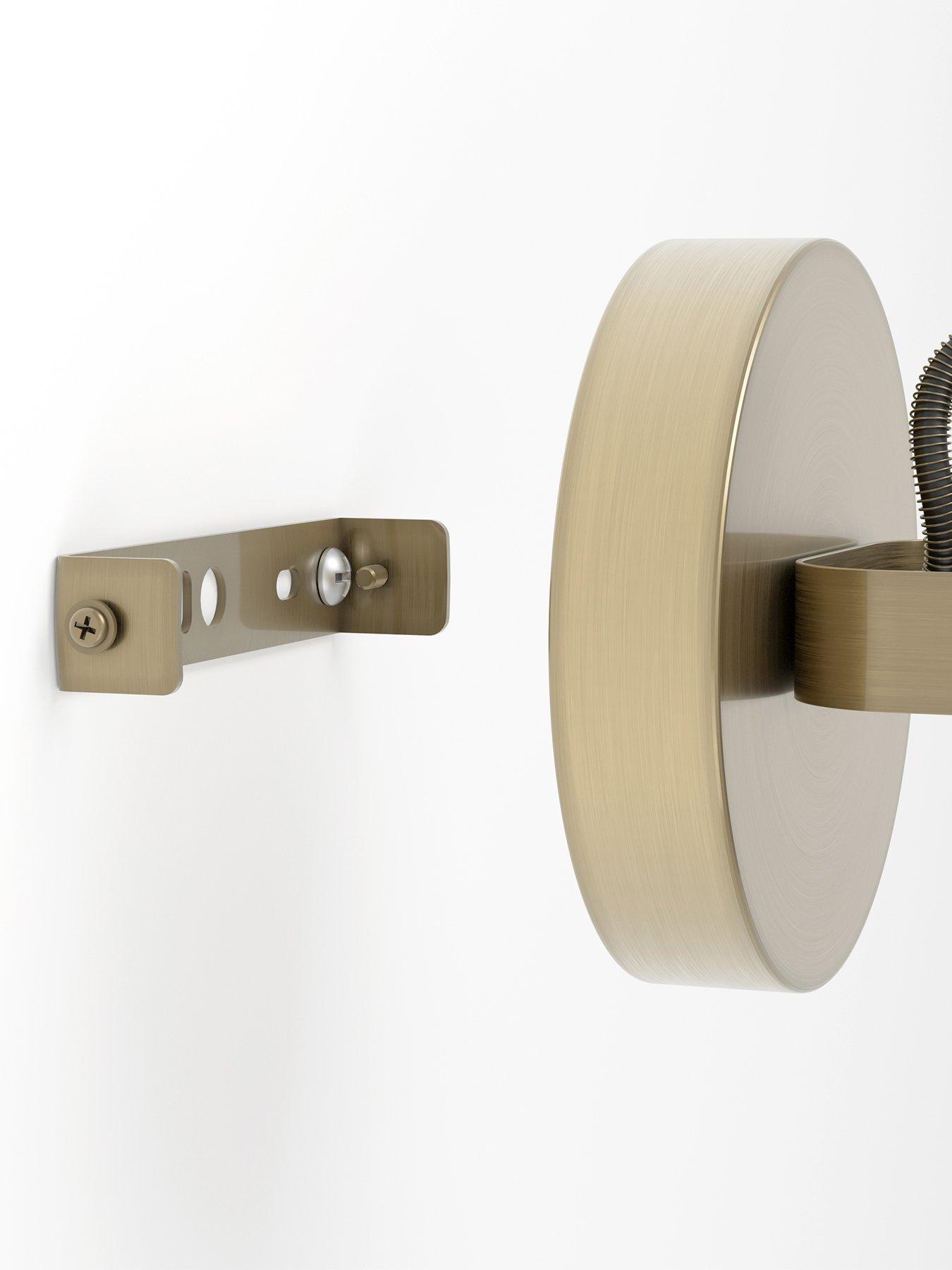 Image 4 of 4 of Eglo Southery Bronzed Steel Wall Spotlight