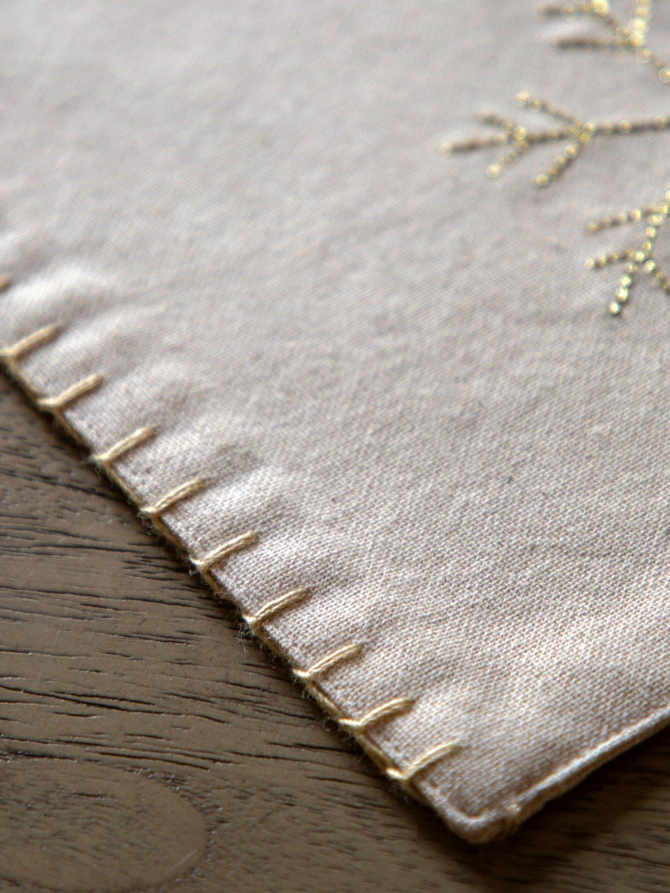 Image 4 of 6 of Gallery Direct Deco Luxe Snowflake Table Runner 360x1800mm