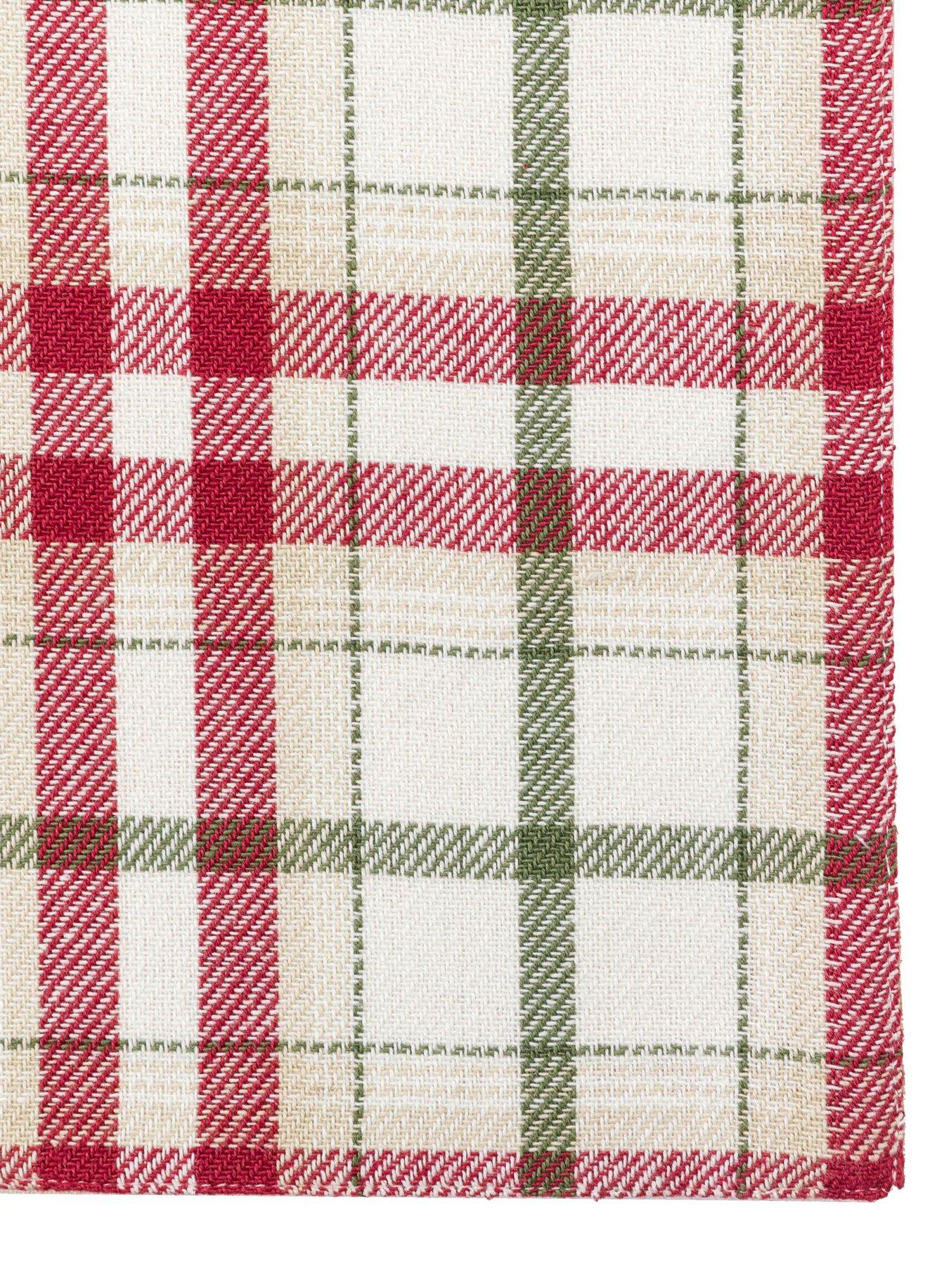 gallery-direct-heritage-christmas-check-table-runner-360x1800mmdetail