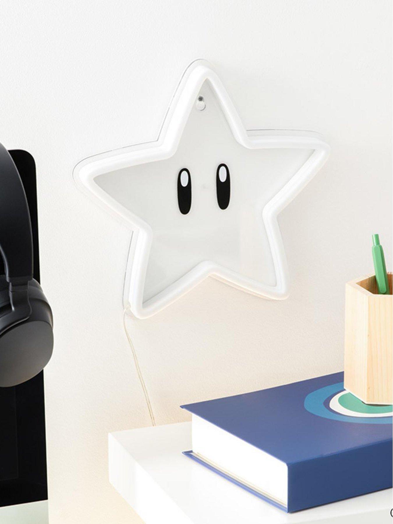 Super Mario Super Star Wall Mountable Led Neon Light