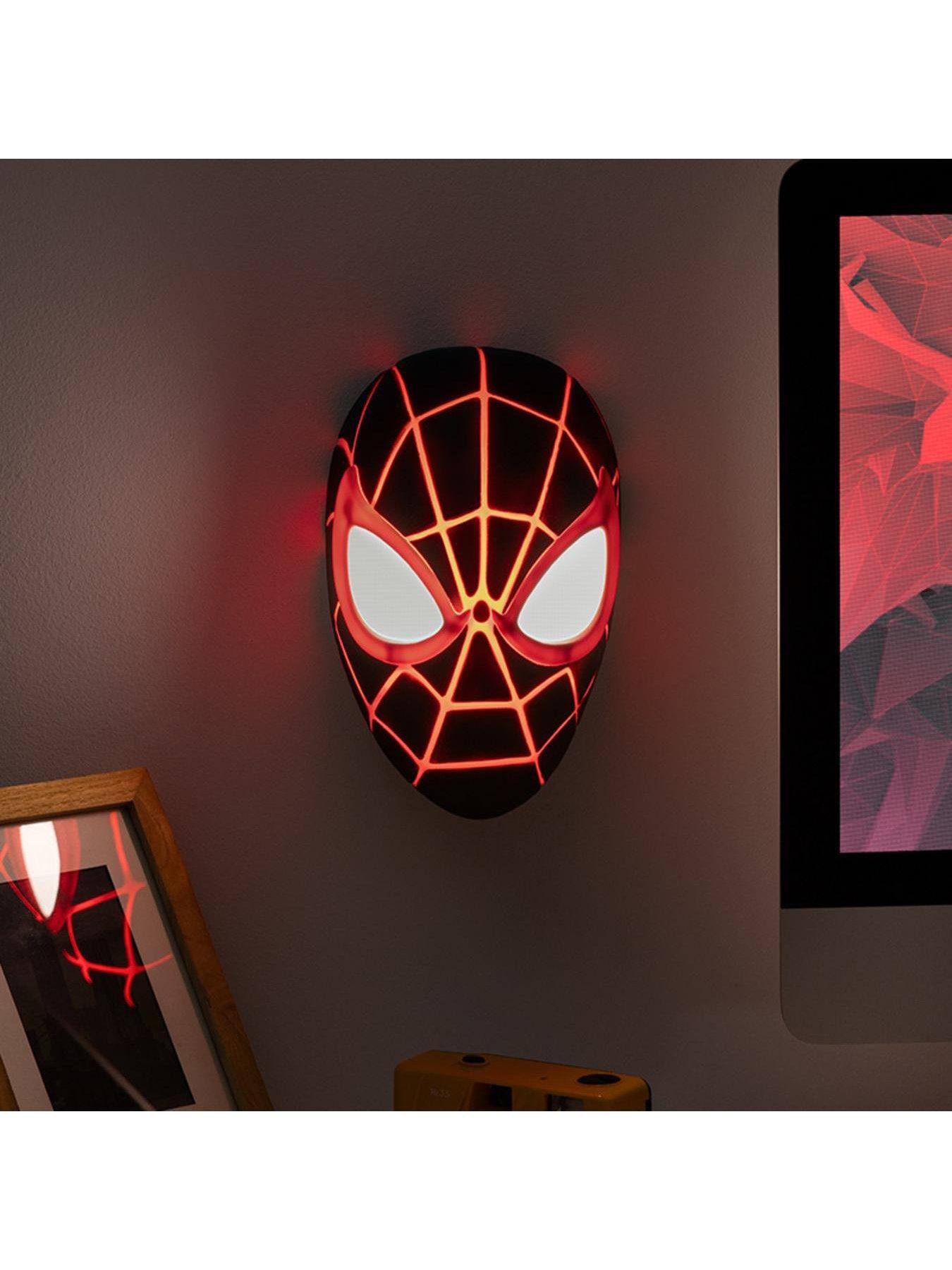 Image 3 of 7 of Marvel Spiderman Miles Morales Mask Light
