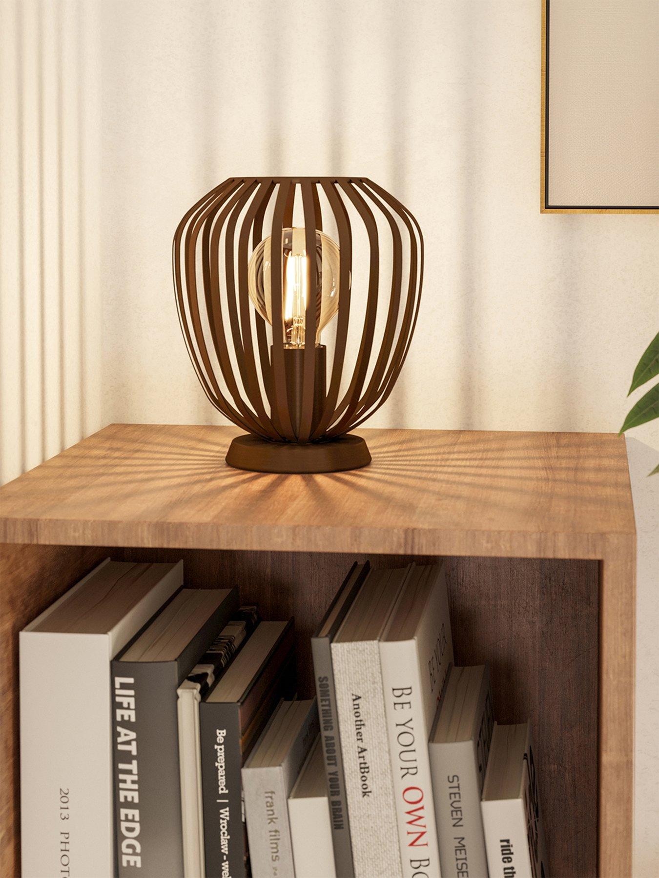 Eglo Espinal Brown Steel Contemporary Table Lamp - Brown