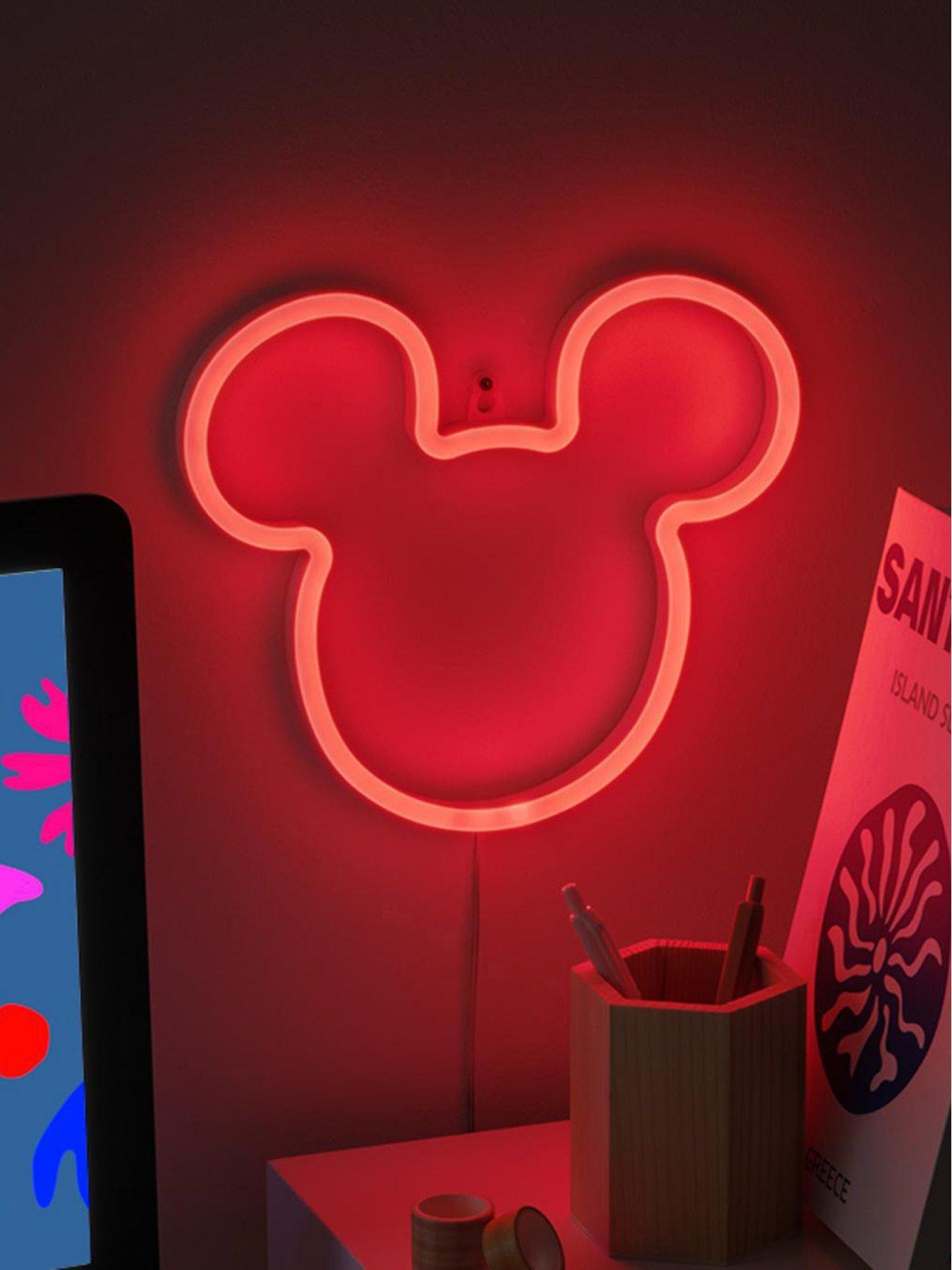 Mickey Mouse Mickey Wall Mountable Led Neon Light