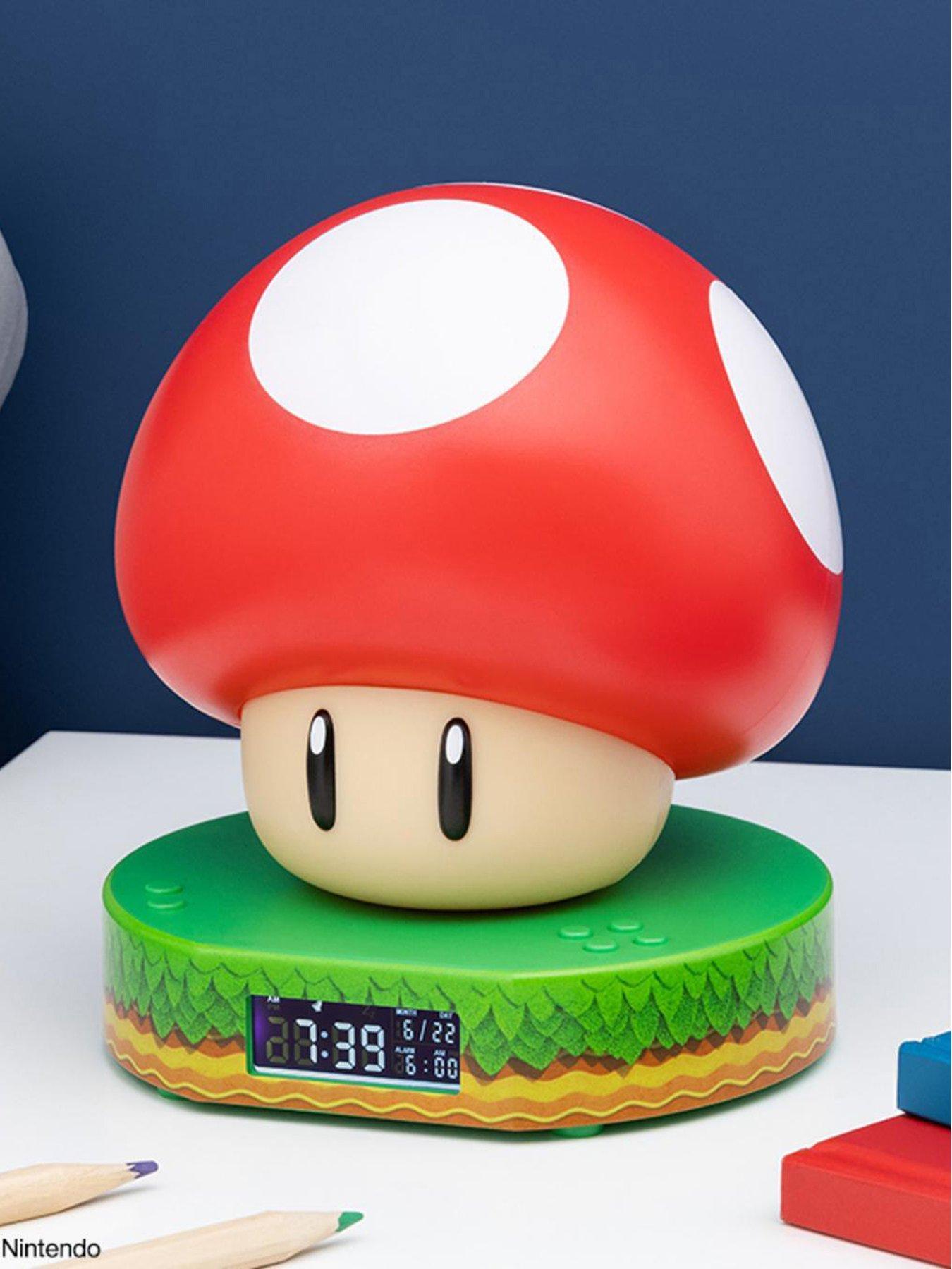 Super Mario Super Mushroom Digital Alarm Clock