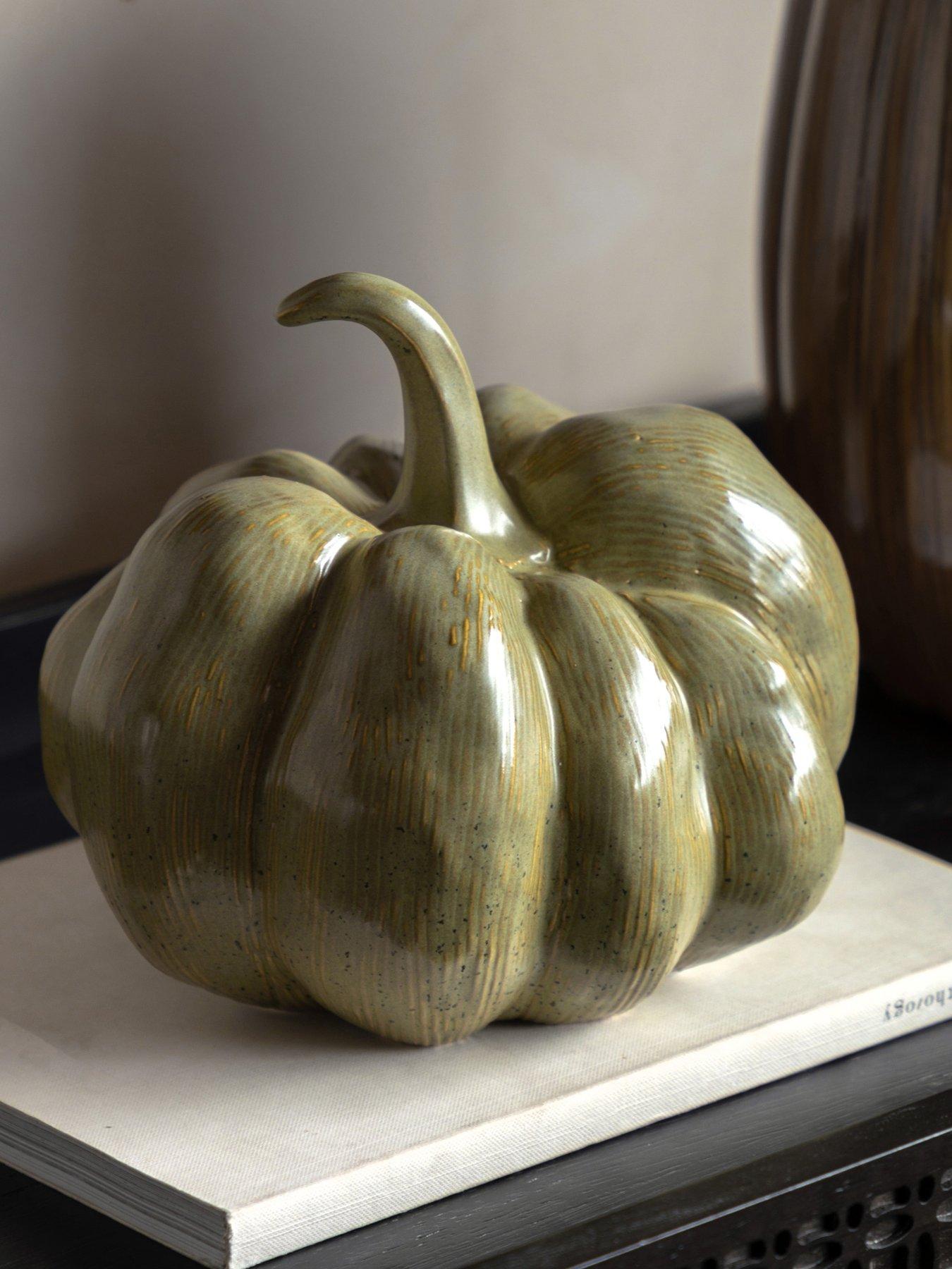 Gallery Direct Ceramic Pumpkin Sage