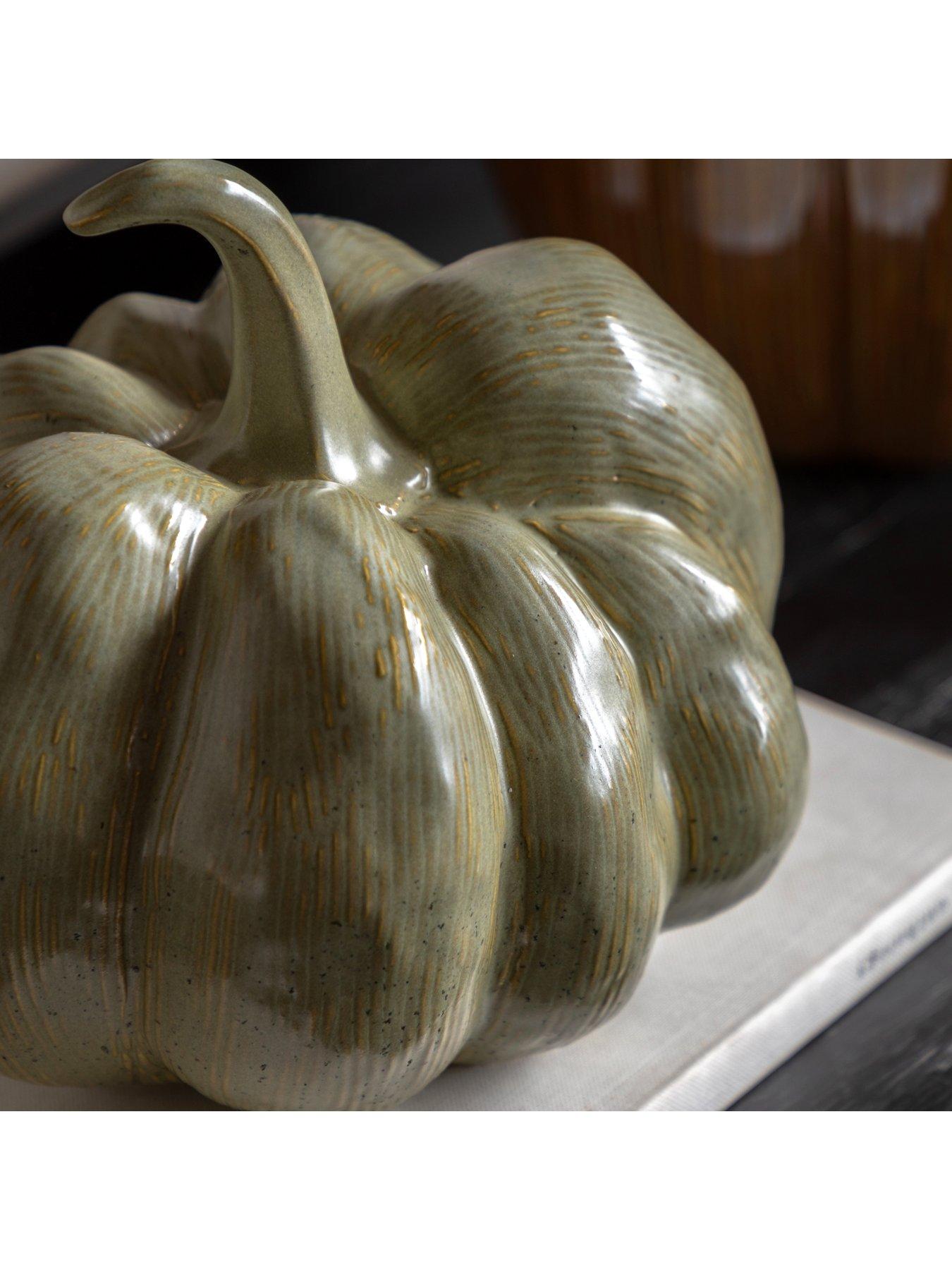 Image 3 of 7 of Gallery Direct Ceramic Pumpkin Sage