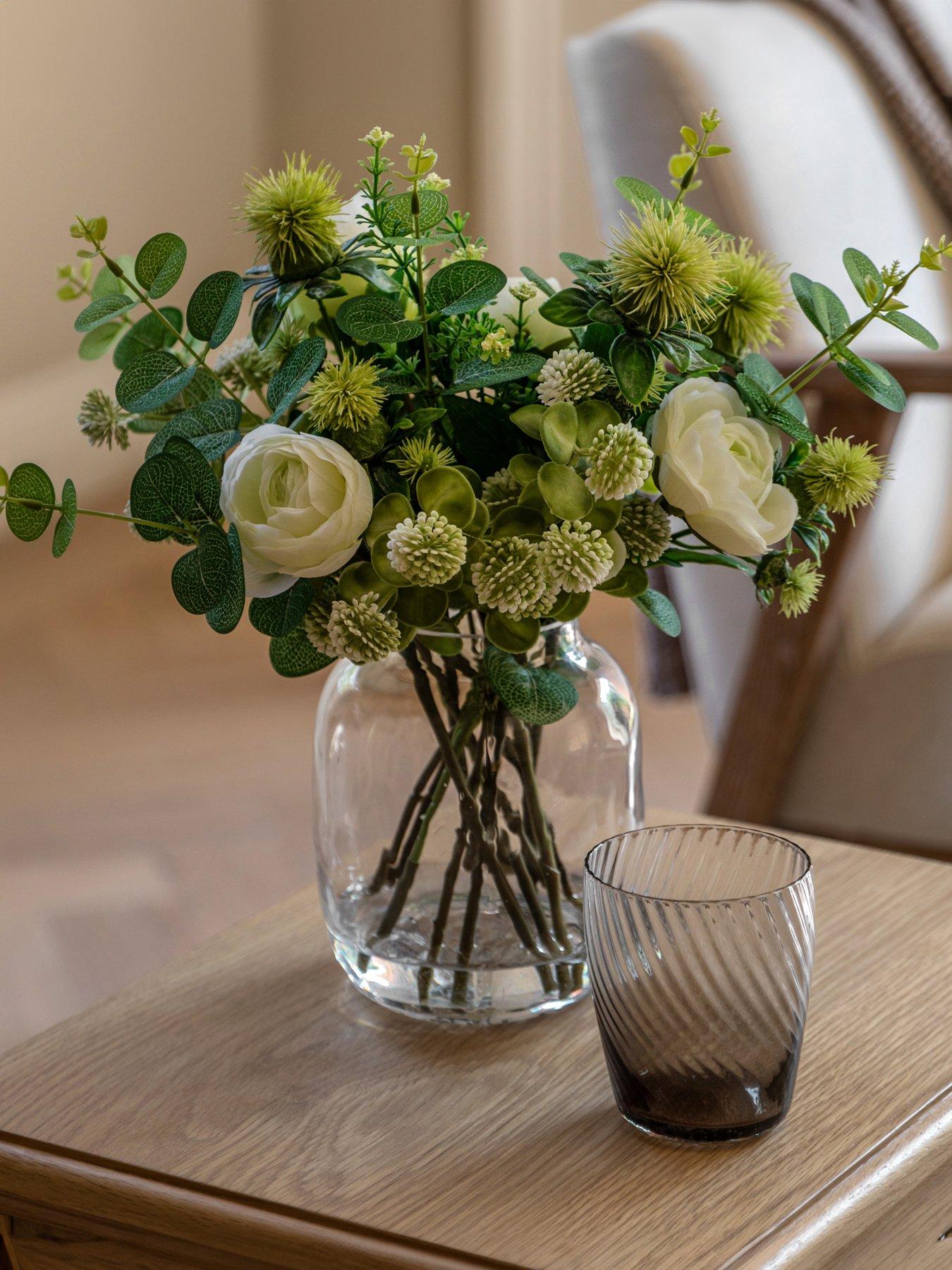 Image 1 of 6 of Gallery Direct Rose Eucalyptus Vase Arrangement