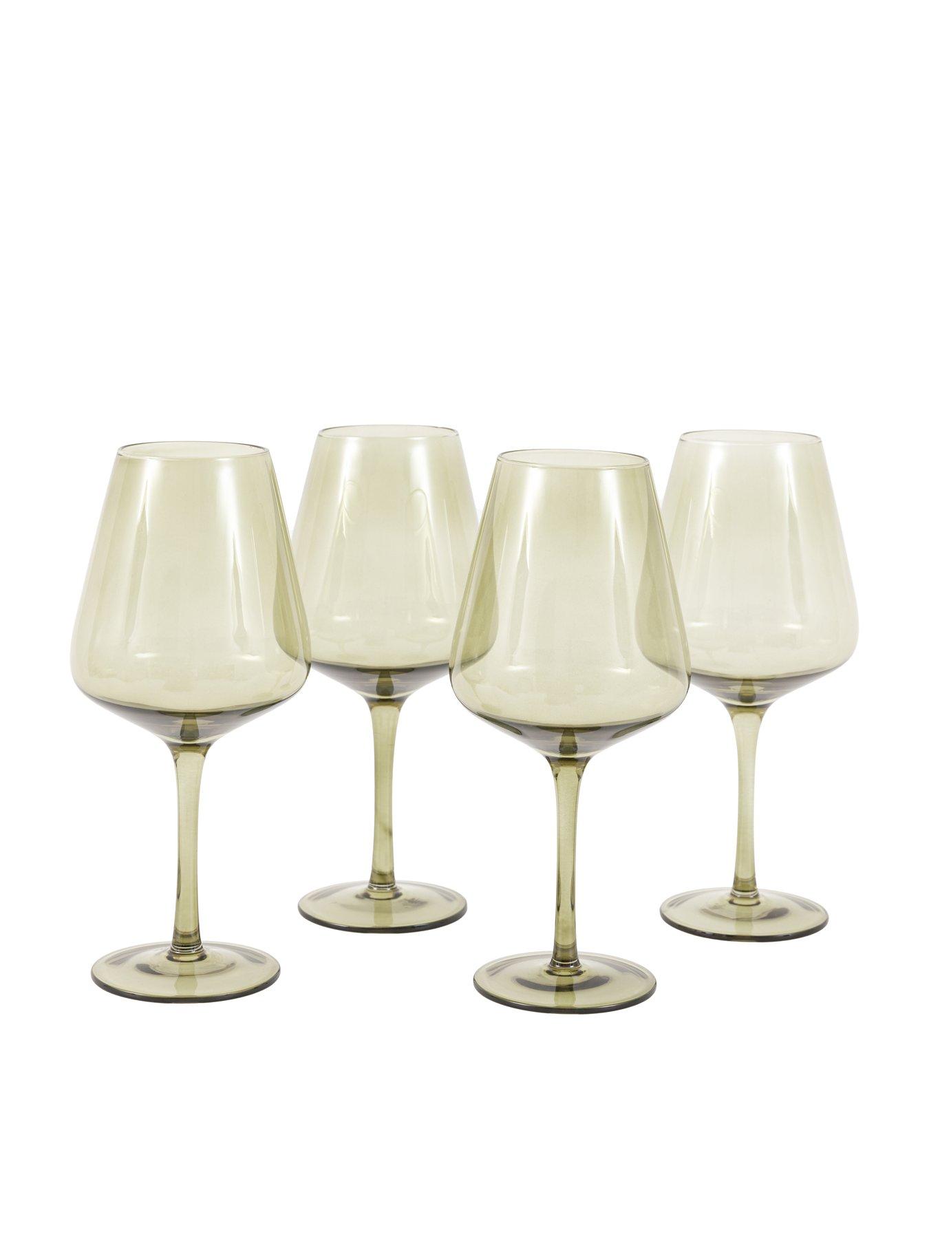 Image 7 of 7 of Gallery Direct Wine Glass Green Pk4