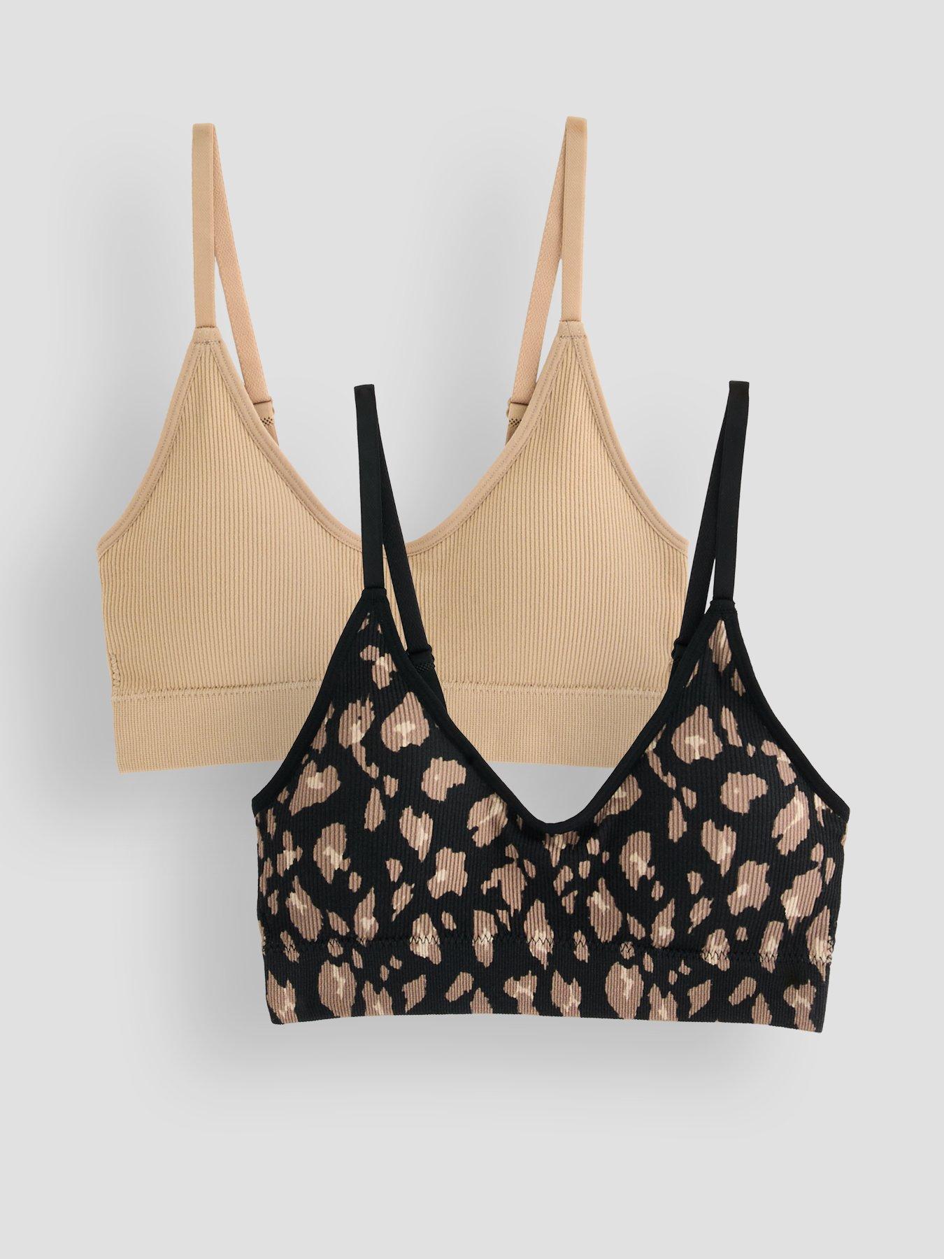the-very-collection-2-pack-seamless-bra-beigeleopard-print