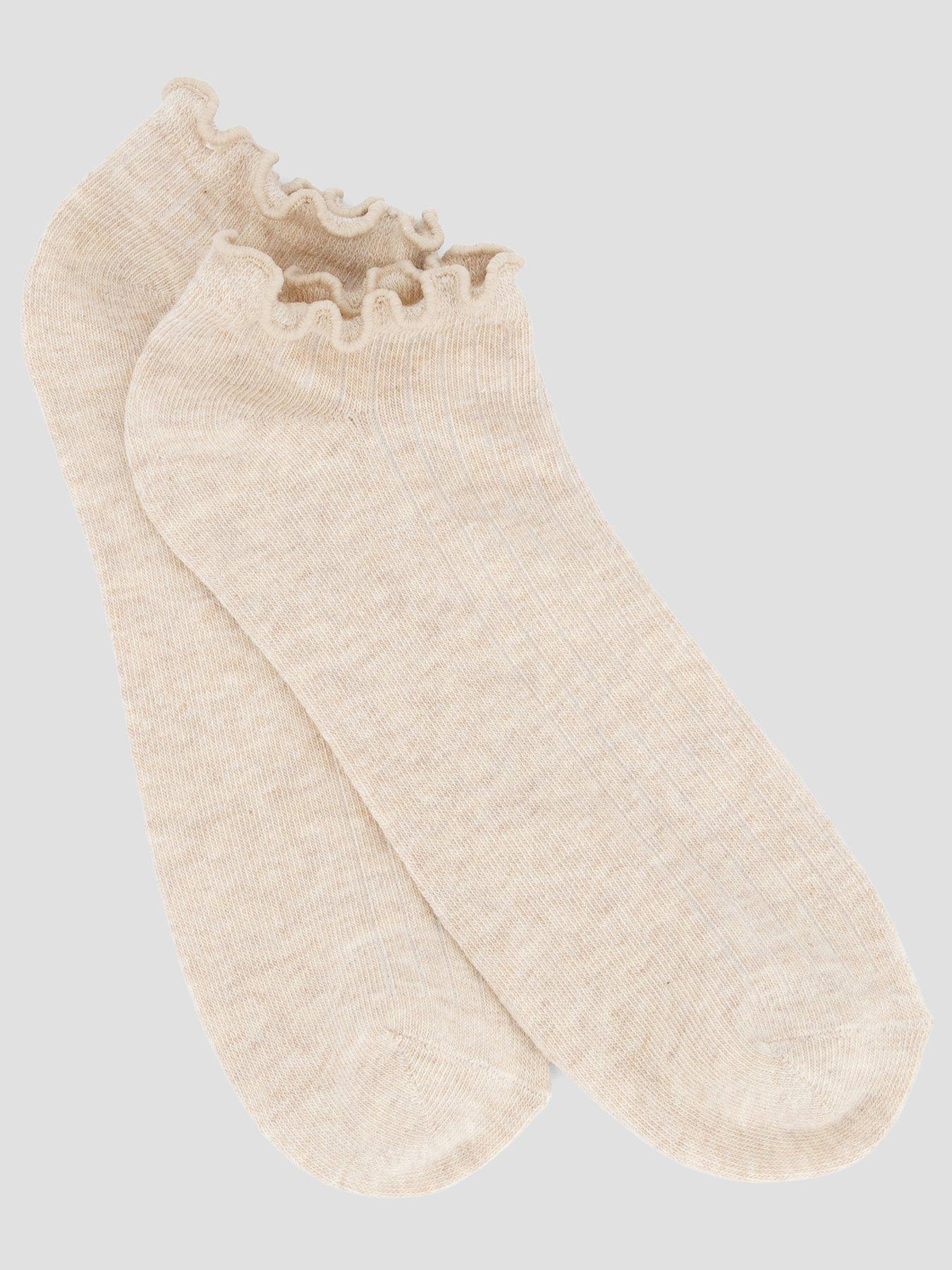the-very-collection-5-pack-trainer-liner-socks-beigestillFront
